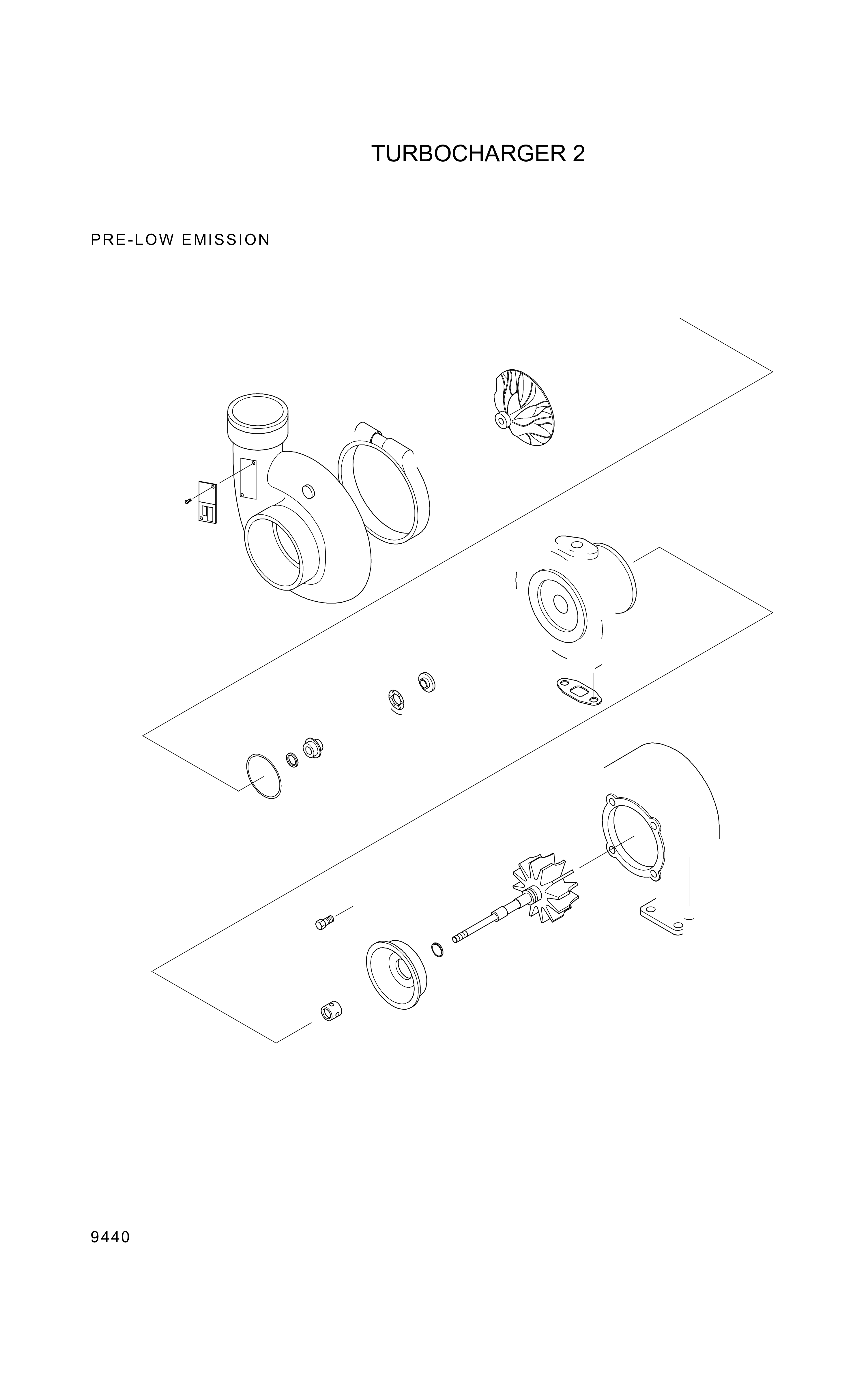 drawing for Hyundai Construction Equipment YUBP-05470 - HOUSING-BEARING