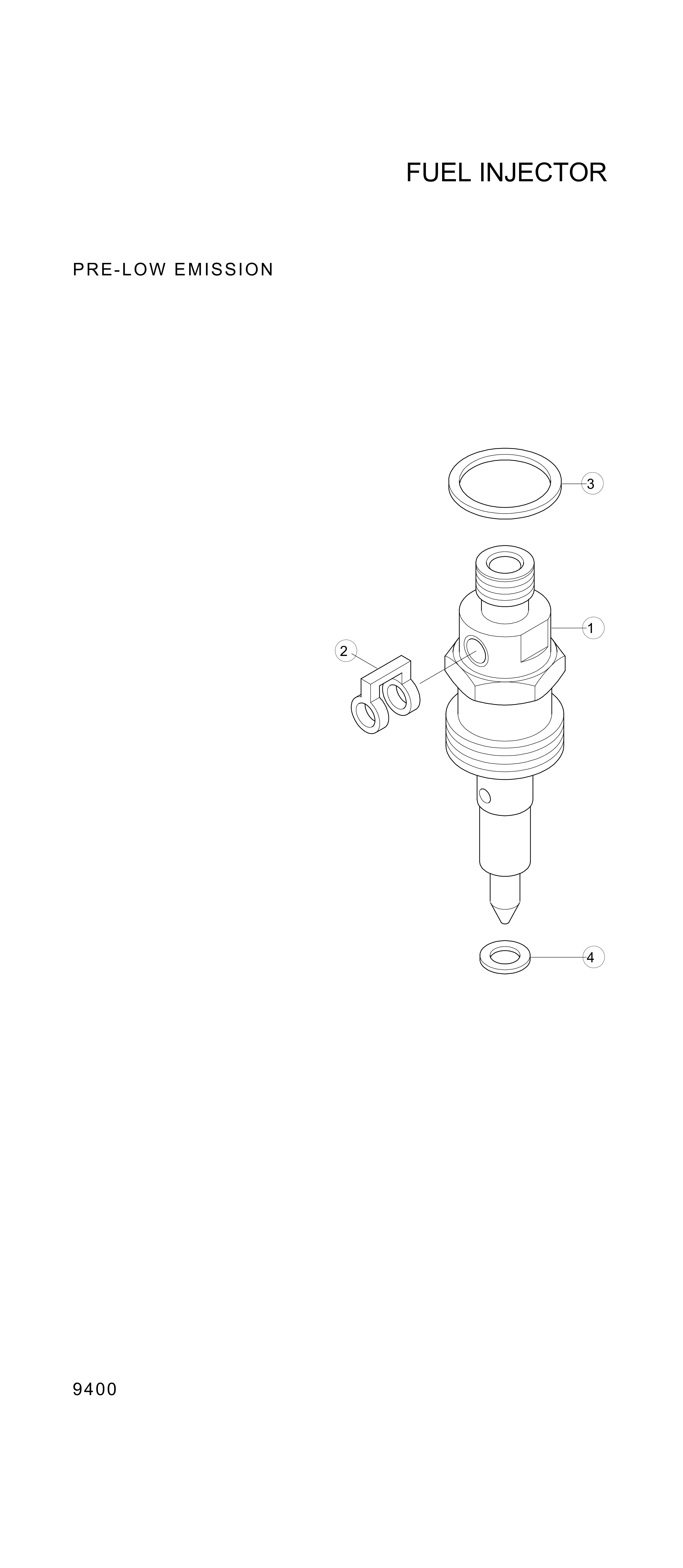 drawing for Hyundai Construction Equipment YUBP-06229 - INJECTOR