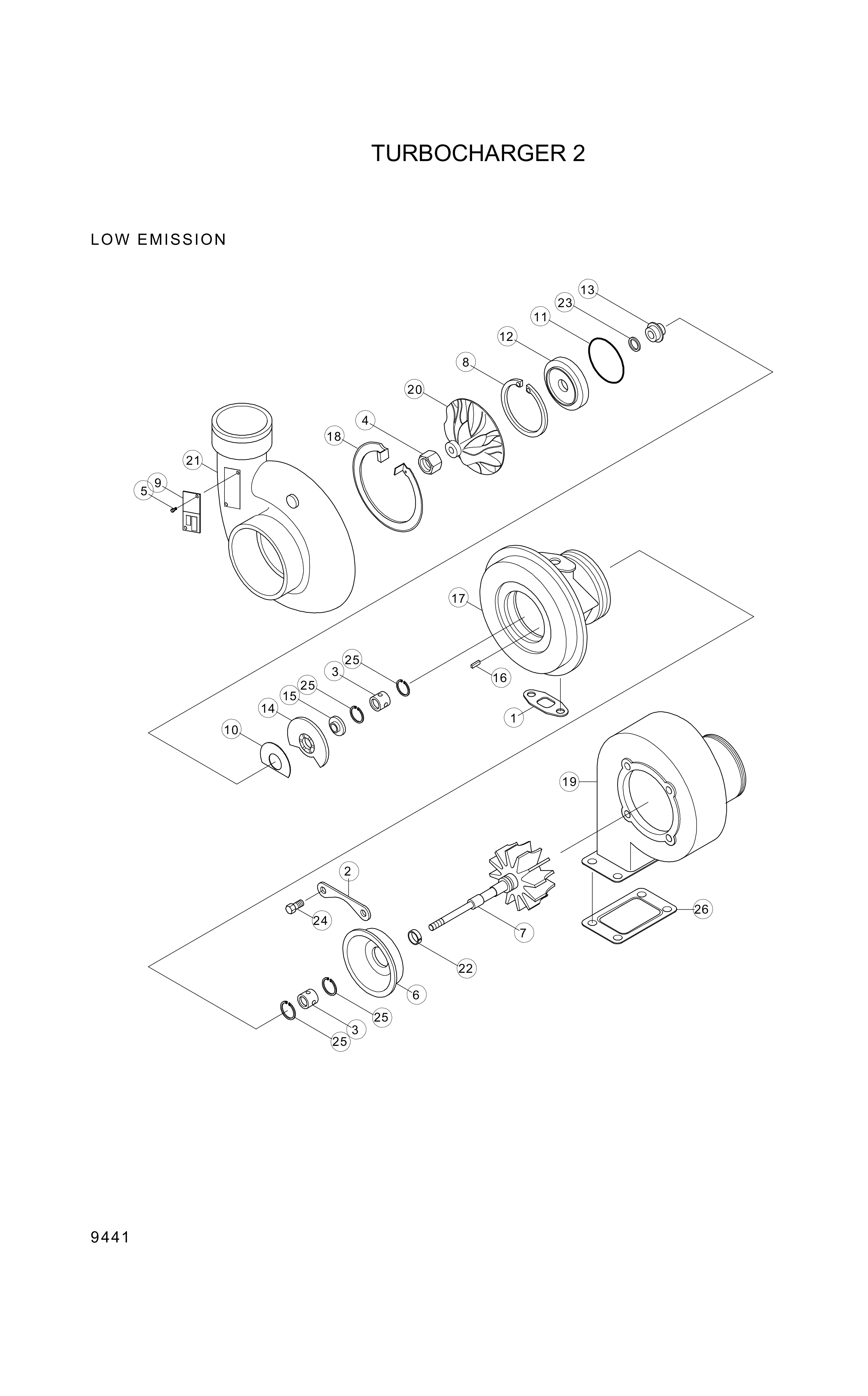 Technical drawing of Hyundai Construction Equipment 3537163 RING-RETAINING with dimensions and layout (figure 5)