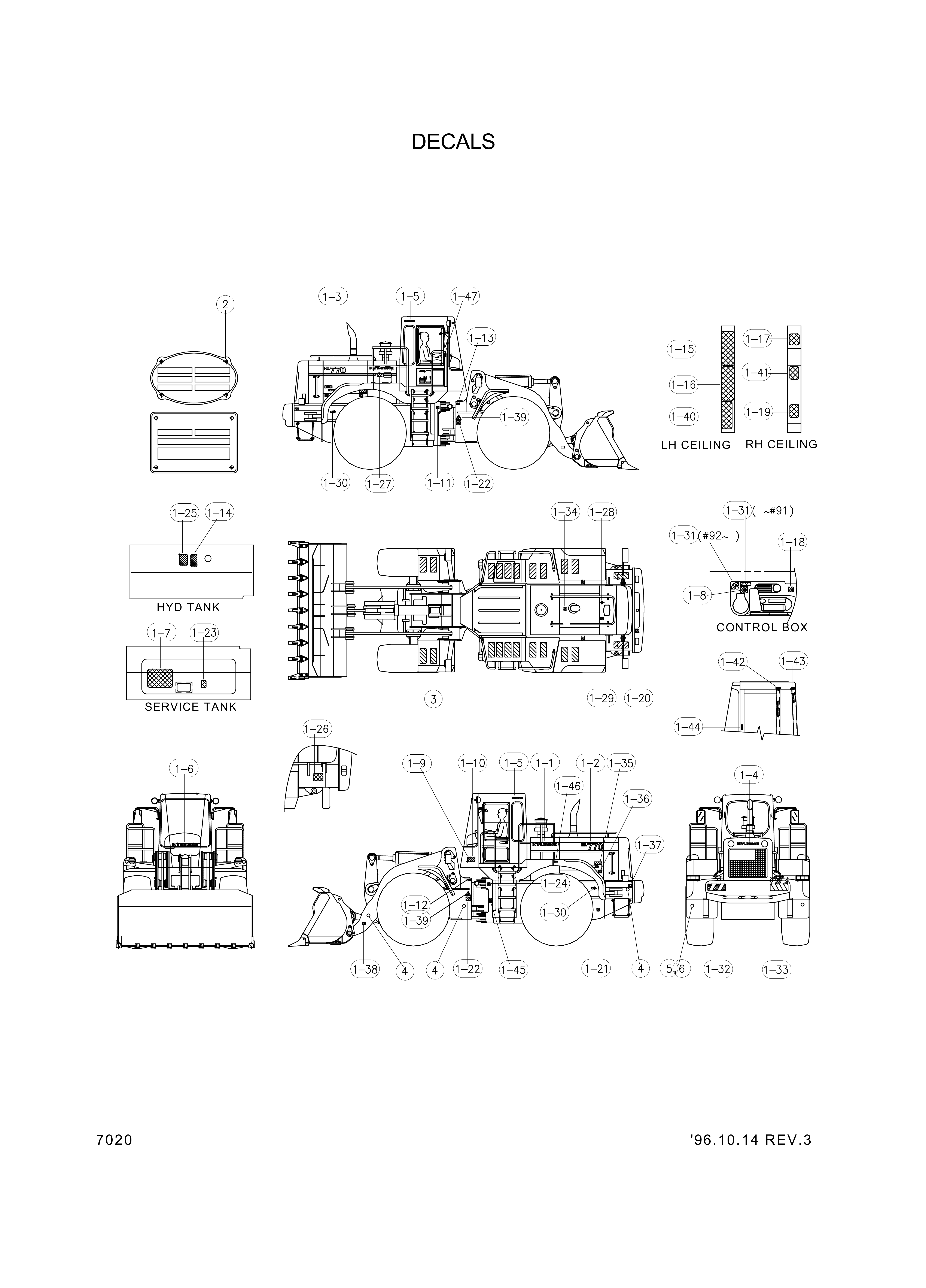 drawing for Hyundai Construction Equipment 94L1-00160 - DECAL-GREASE