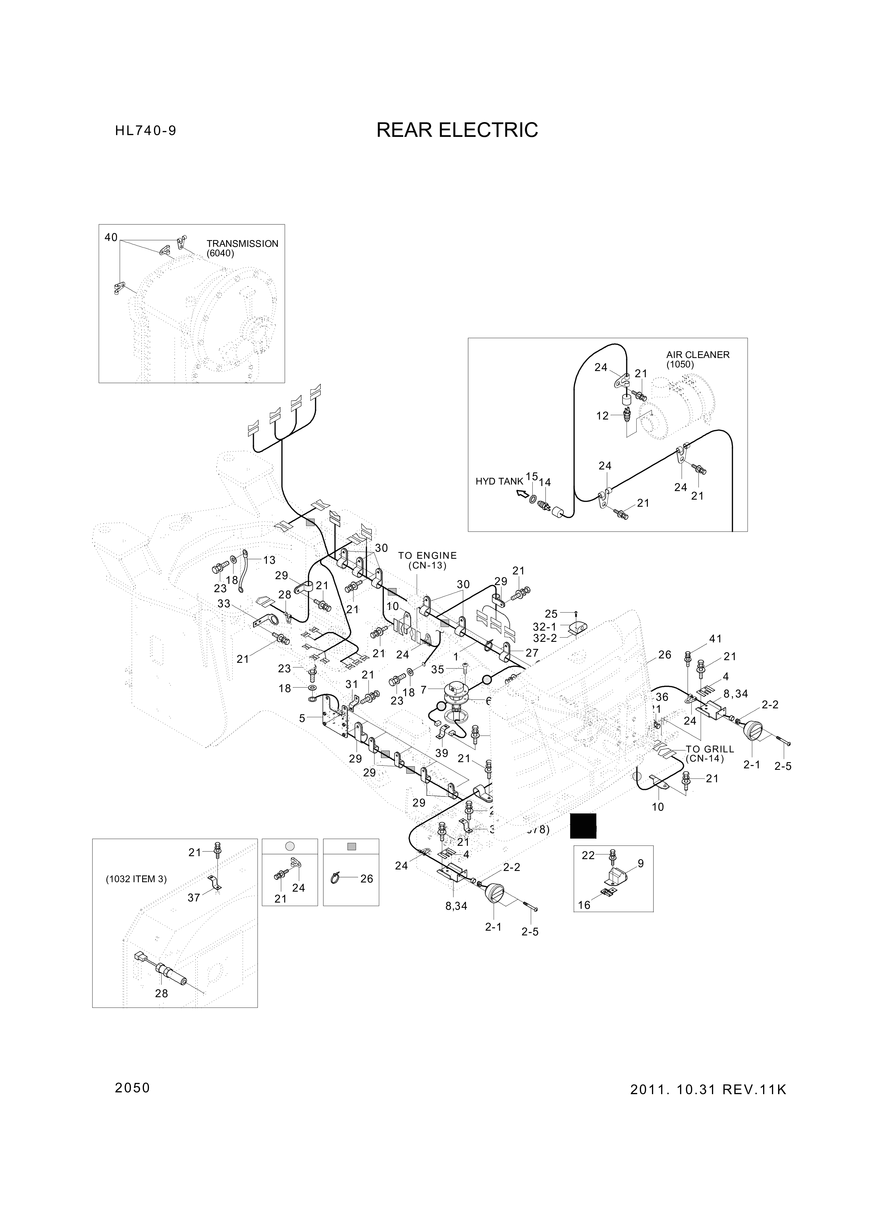 drawing for Hyundai Construction Equipment 21L7-60290 - HOUSING-RECEP