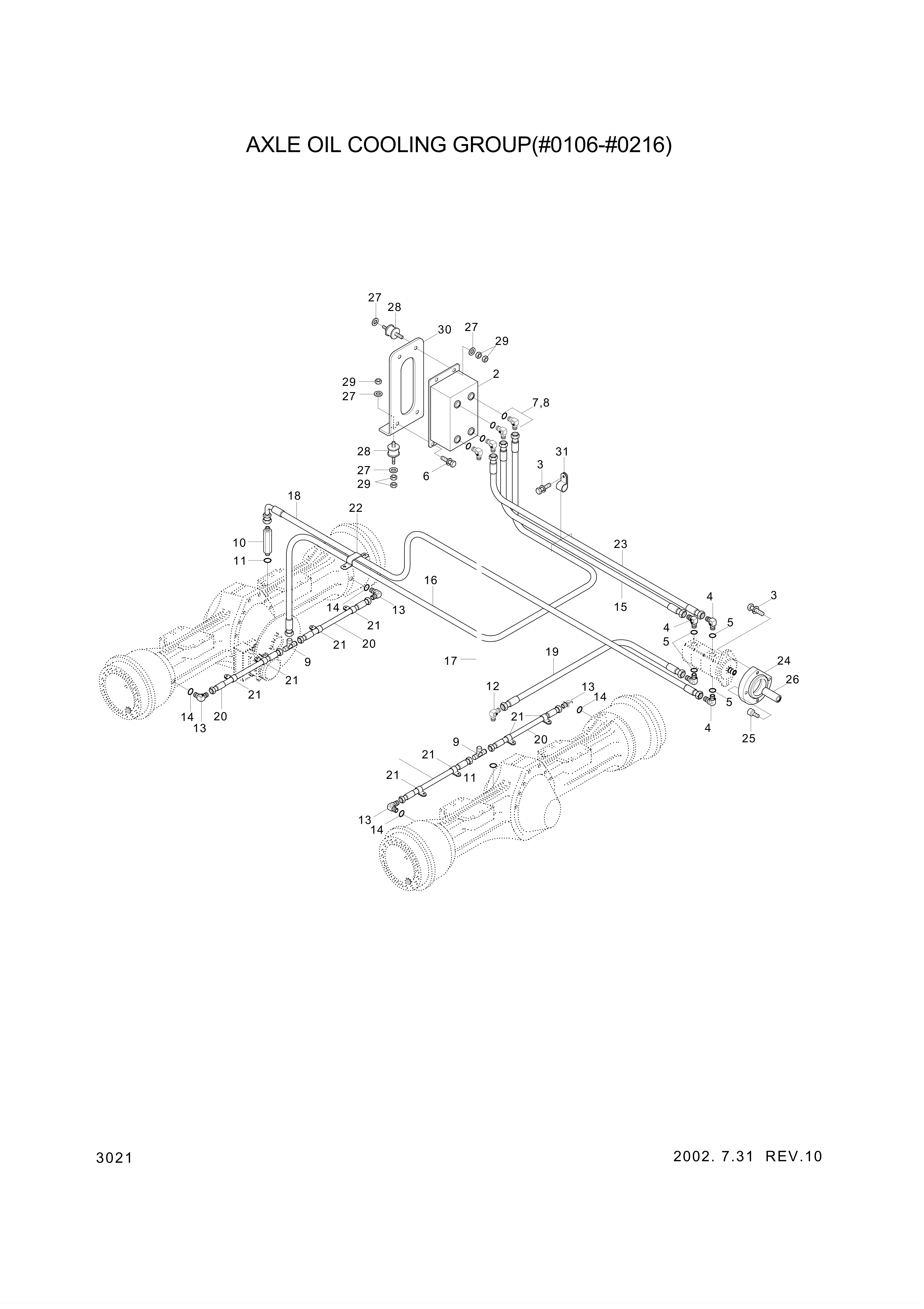 Technical drawing of Hyundai Construction Equipment 81L6-40120 CLAMP with dimensions and layout
