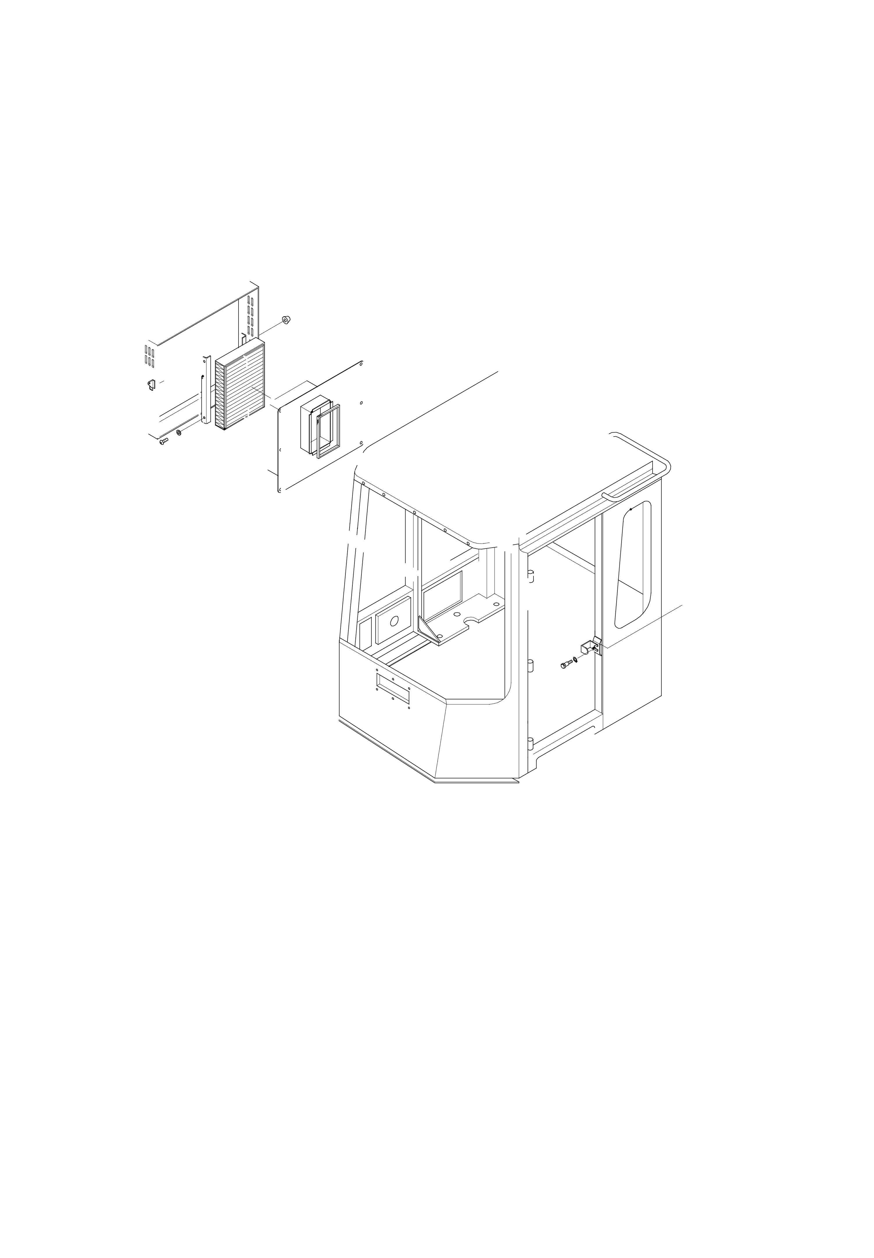 drawing for Hyundai Construction Equipment 71L6-11230 - CABIN ASSY