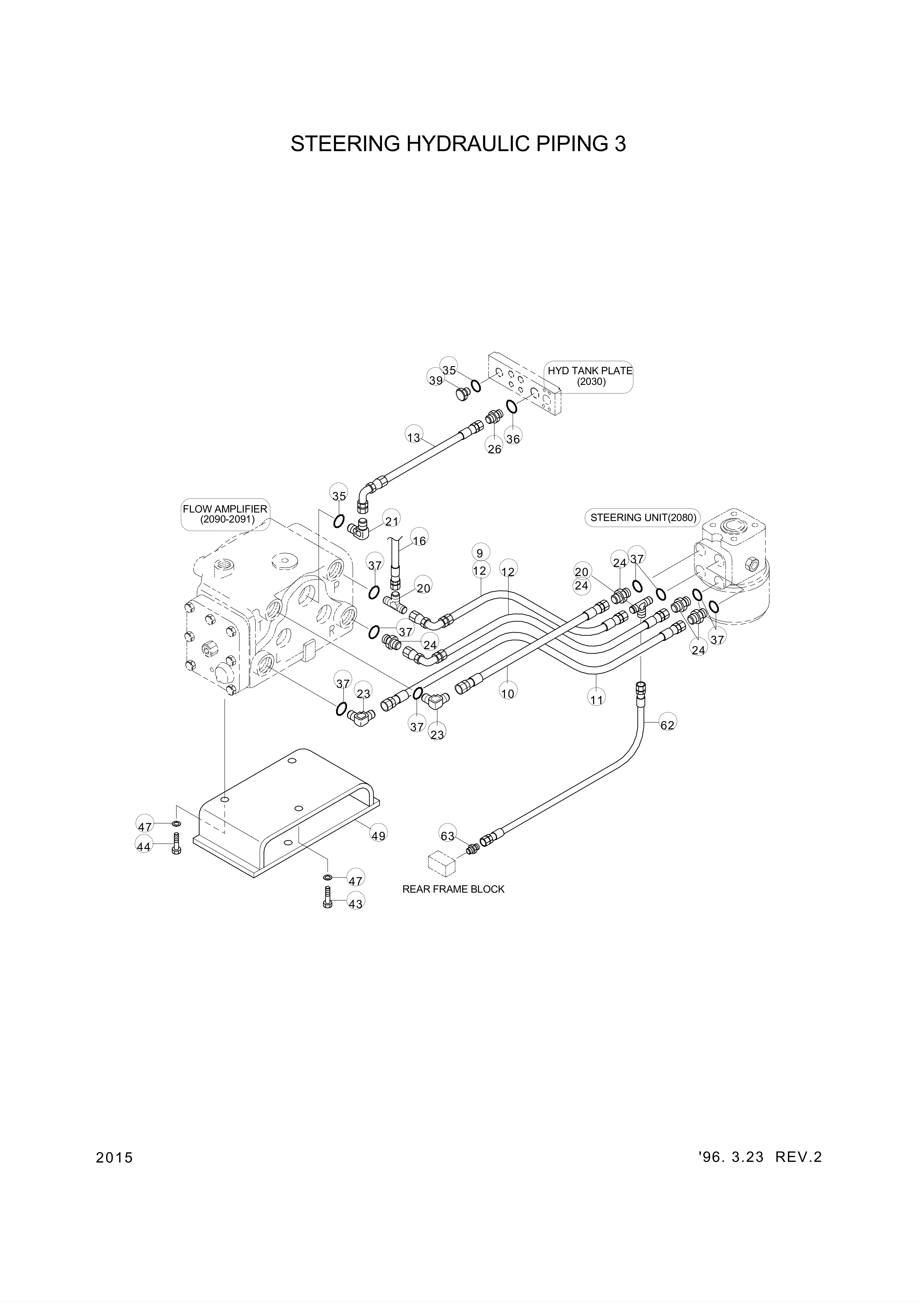 drawing for Hyundai Construction Equipment 34L1-01252 - BRACKET