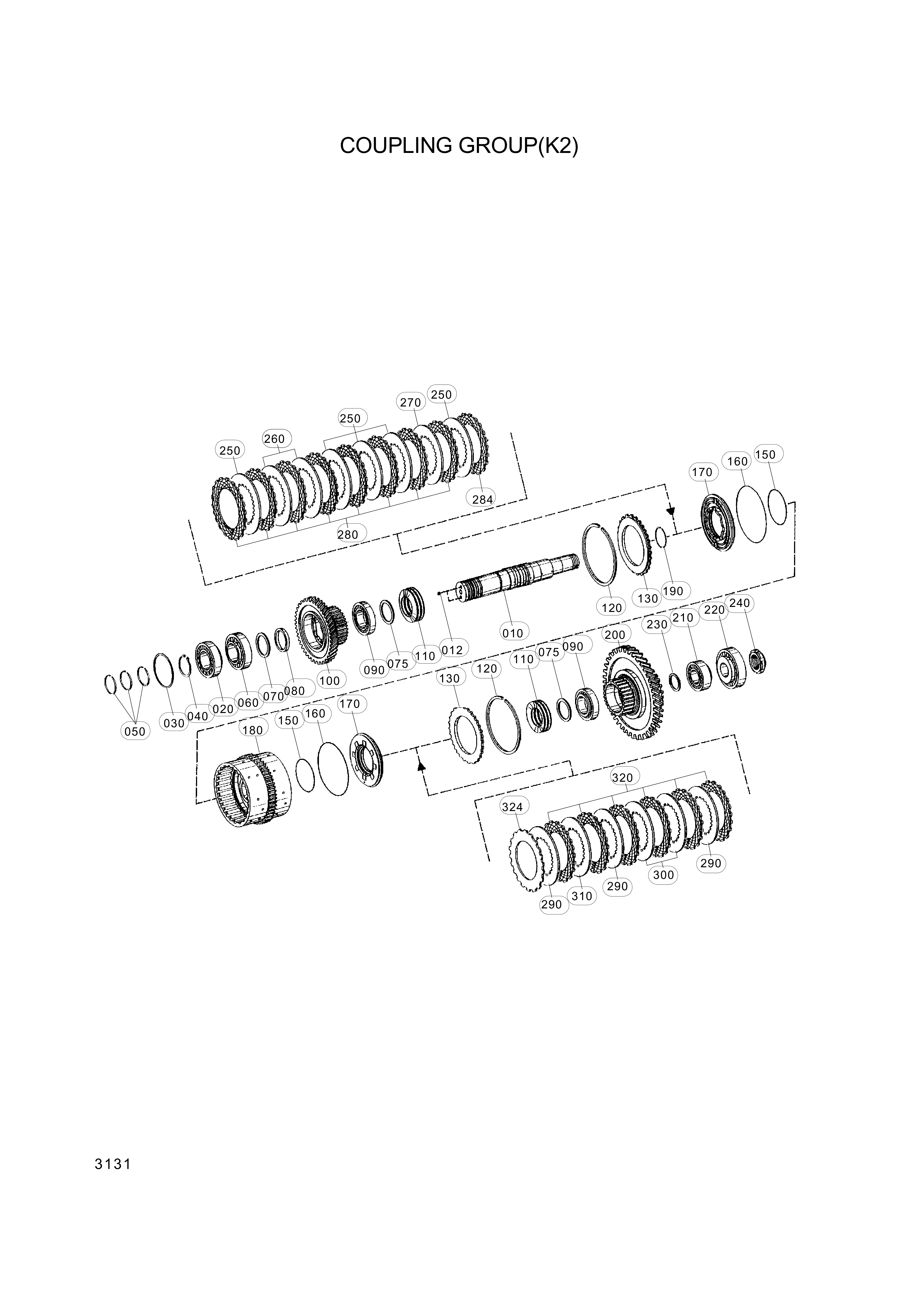 drawing for Hyundai Construction Equipment 0750-117-537 - Bearing-Roller