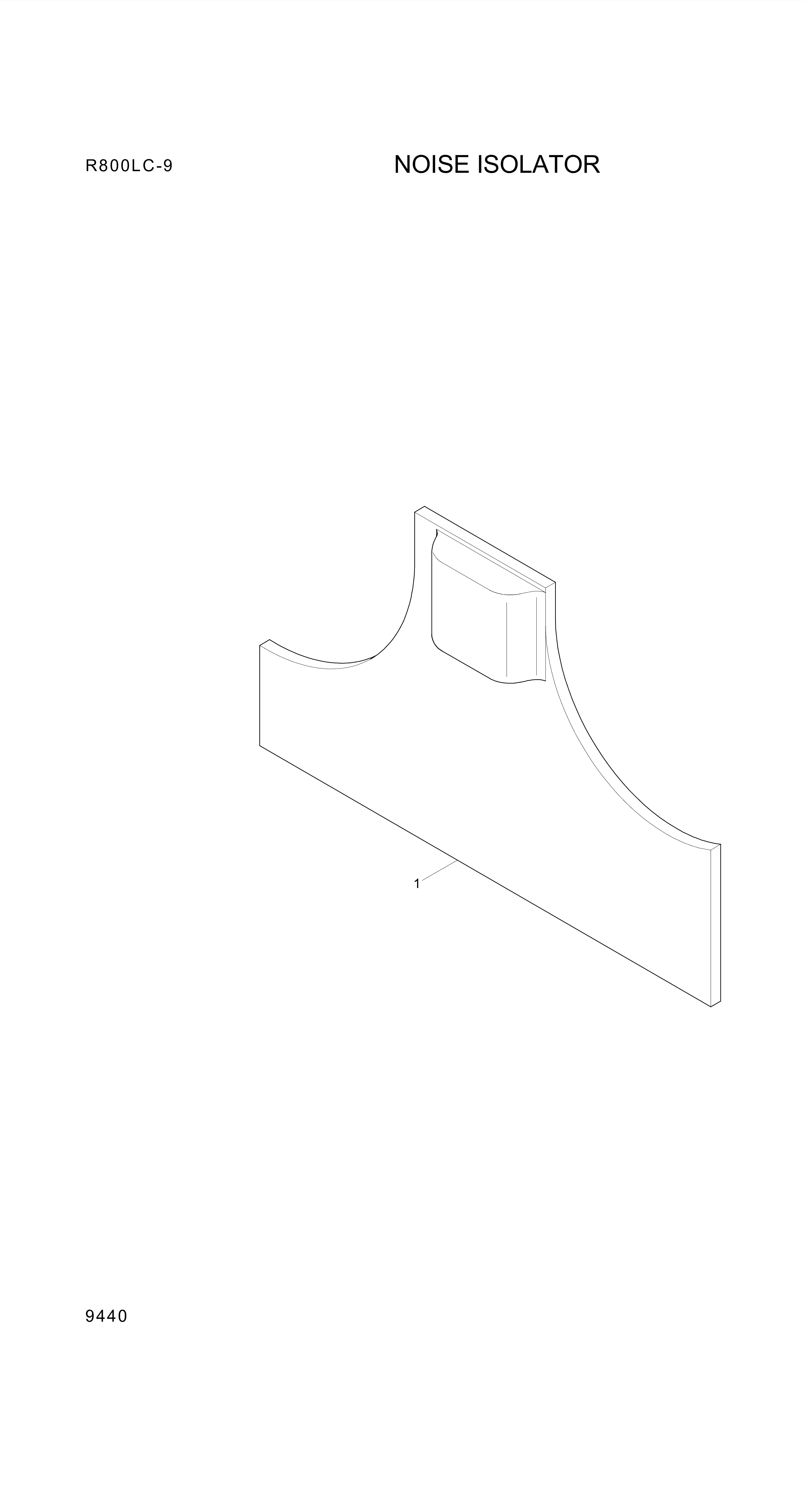 drawing for Hyundai Construction Equipment YUBP-05825 - INSULATOR-NOISE