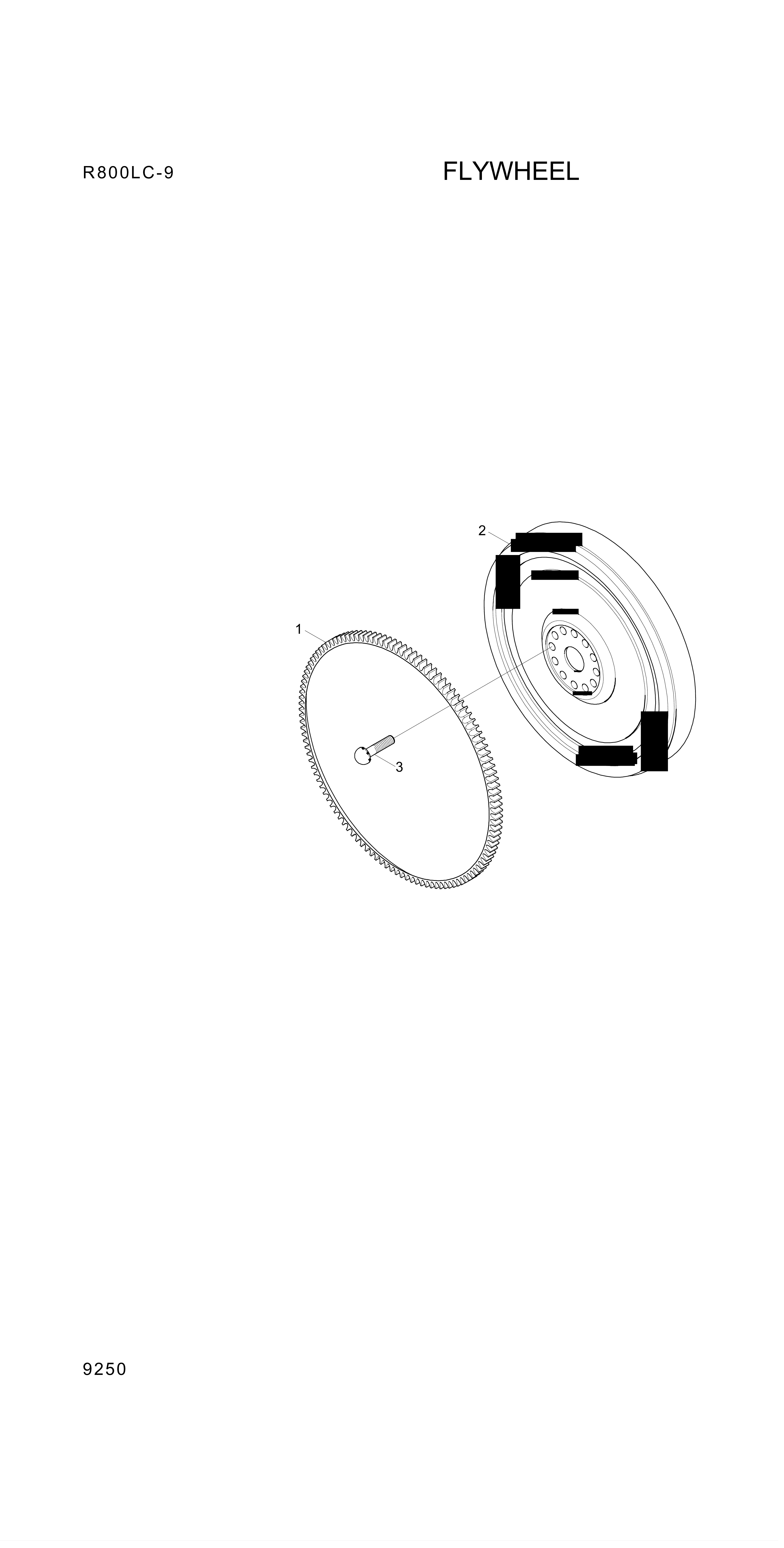 Technical drawing of Hyundai Construction Equipment YUBP-05707 SCREW-TWELVE with dimensions and layout (figure 4)