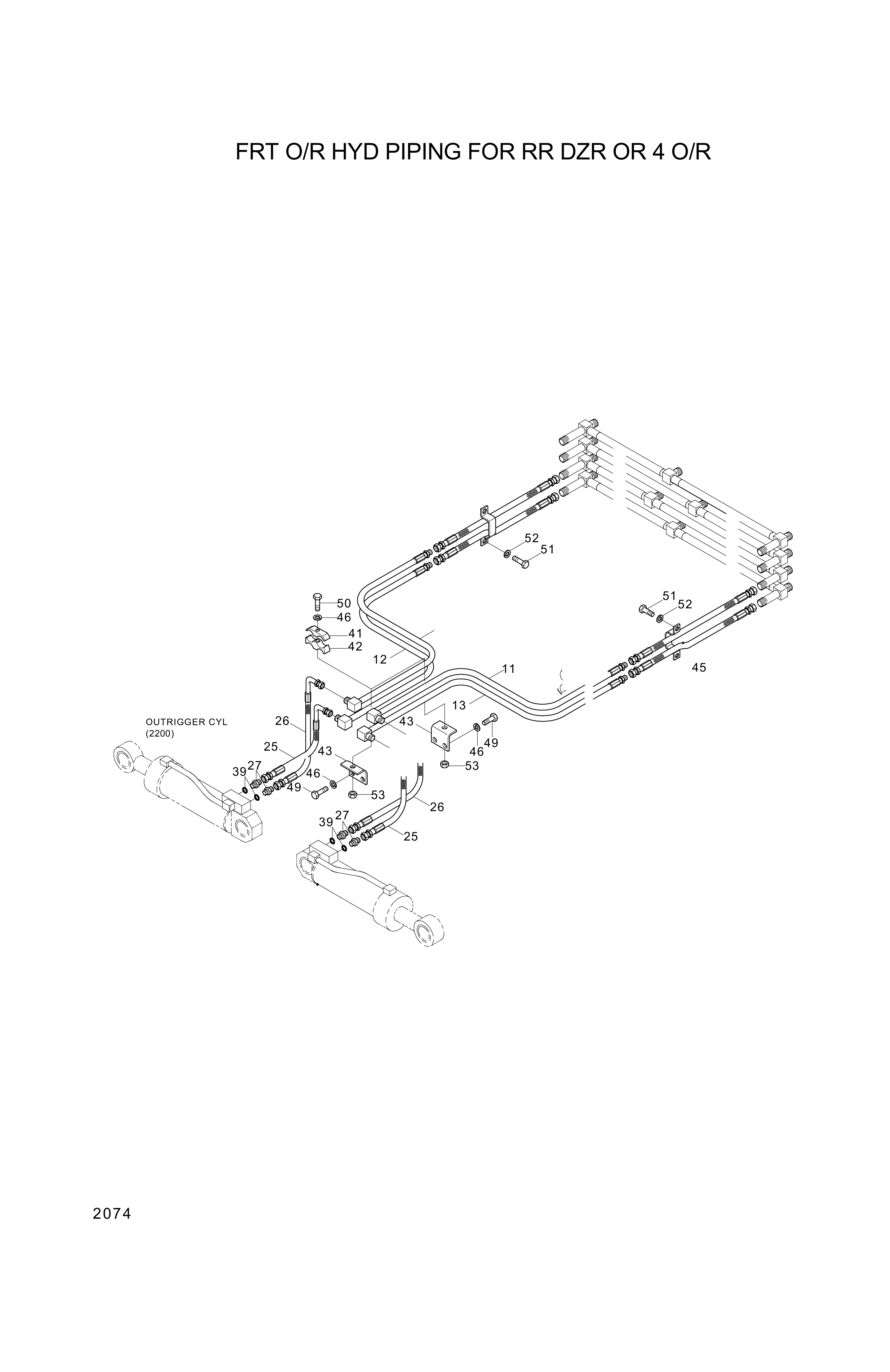 drawing for Hyundai Construction Equipment 35EA-70110 - HOSE ASSY-HYD