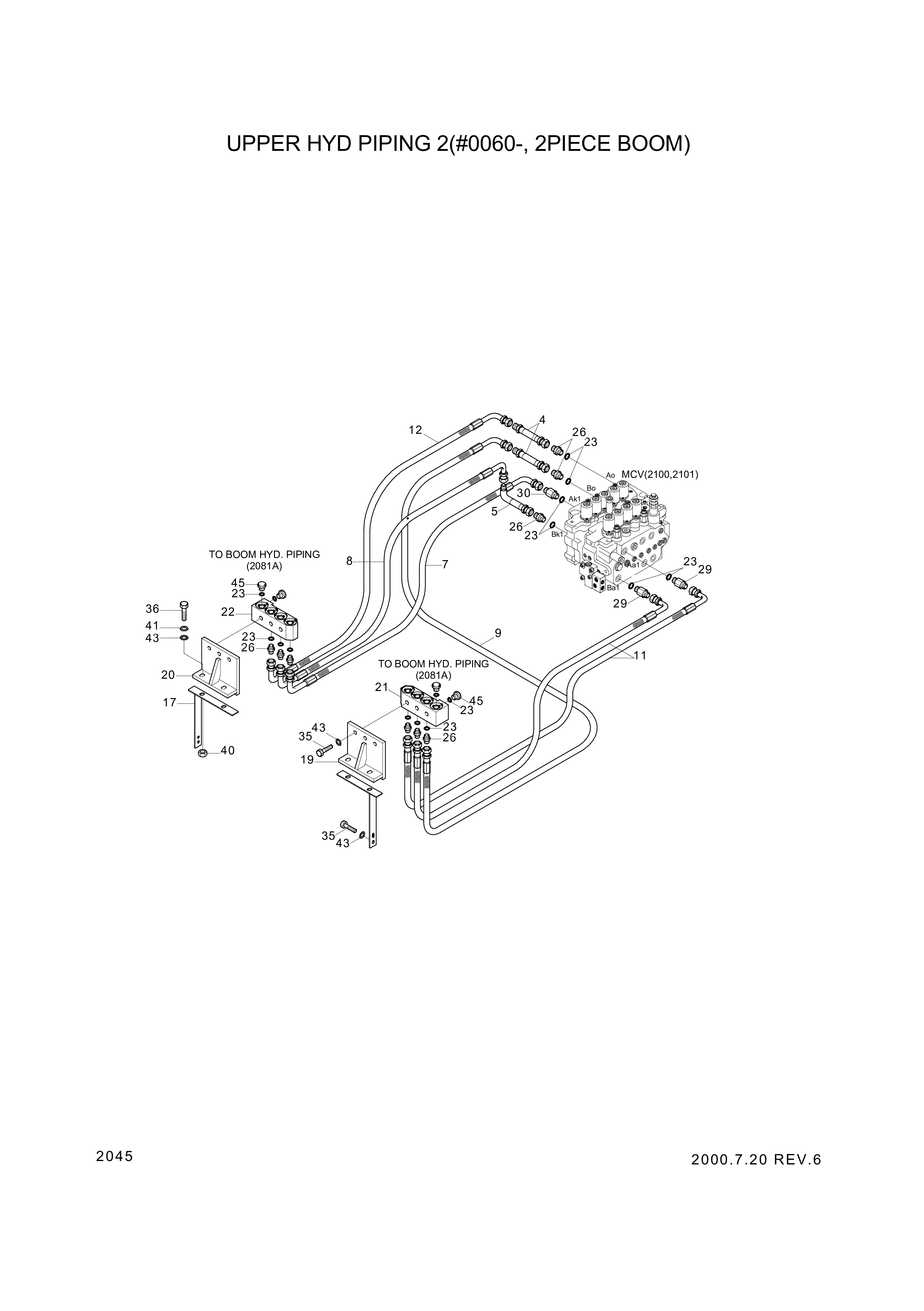 Technical drawing of Hyundai Construction Equipment 35EA-12490 BRACKET-RH with dimensions and layout