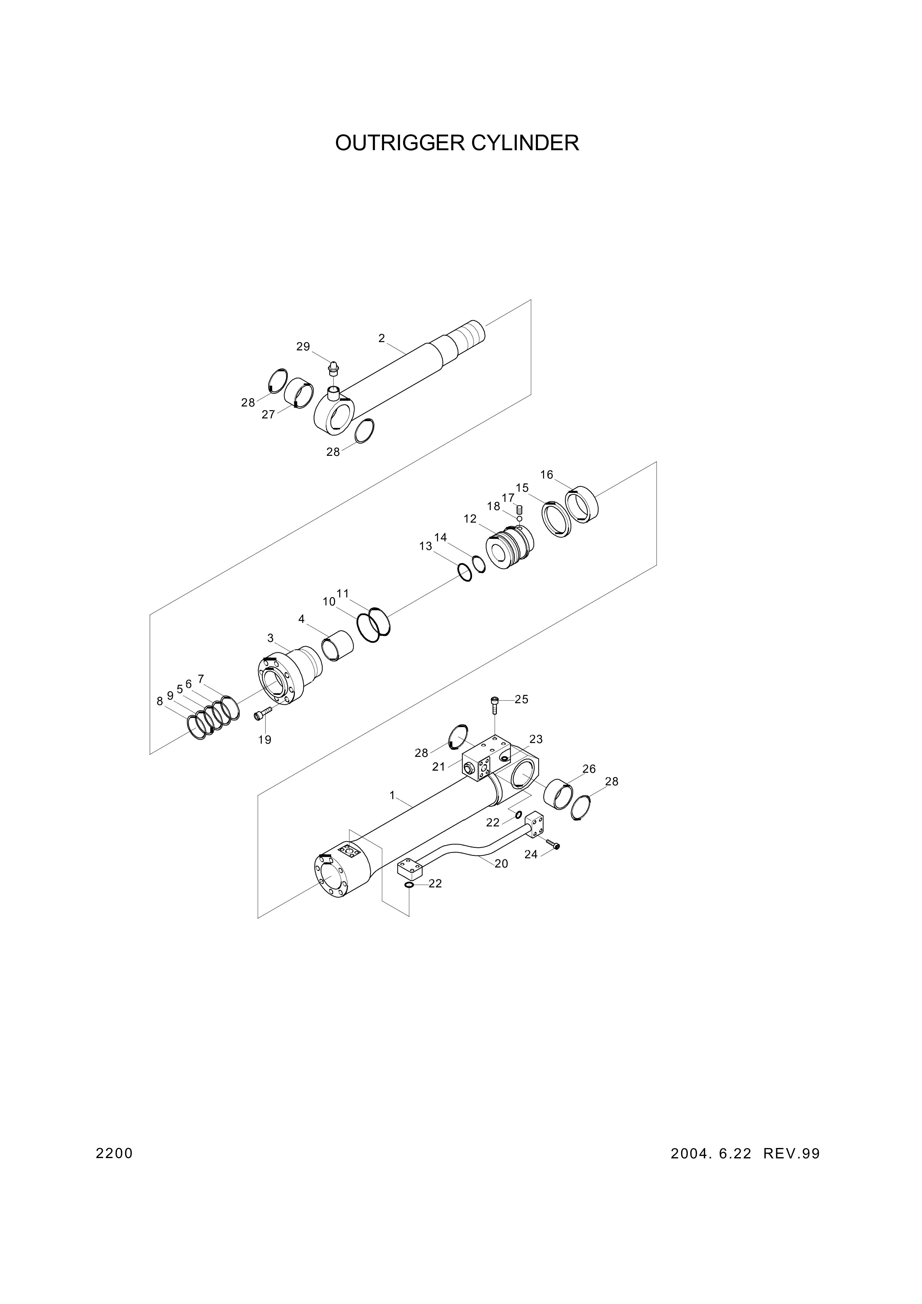 drawing for Hyundai Construction Equipment 31YC-12070 - BUSHING-PIN