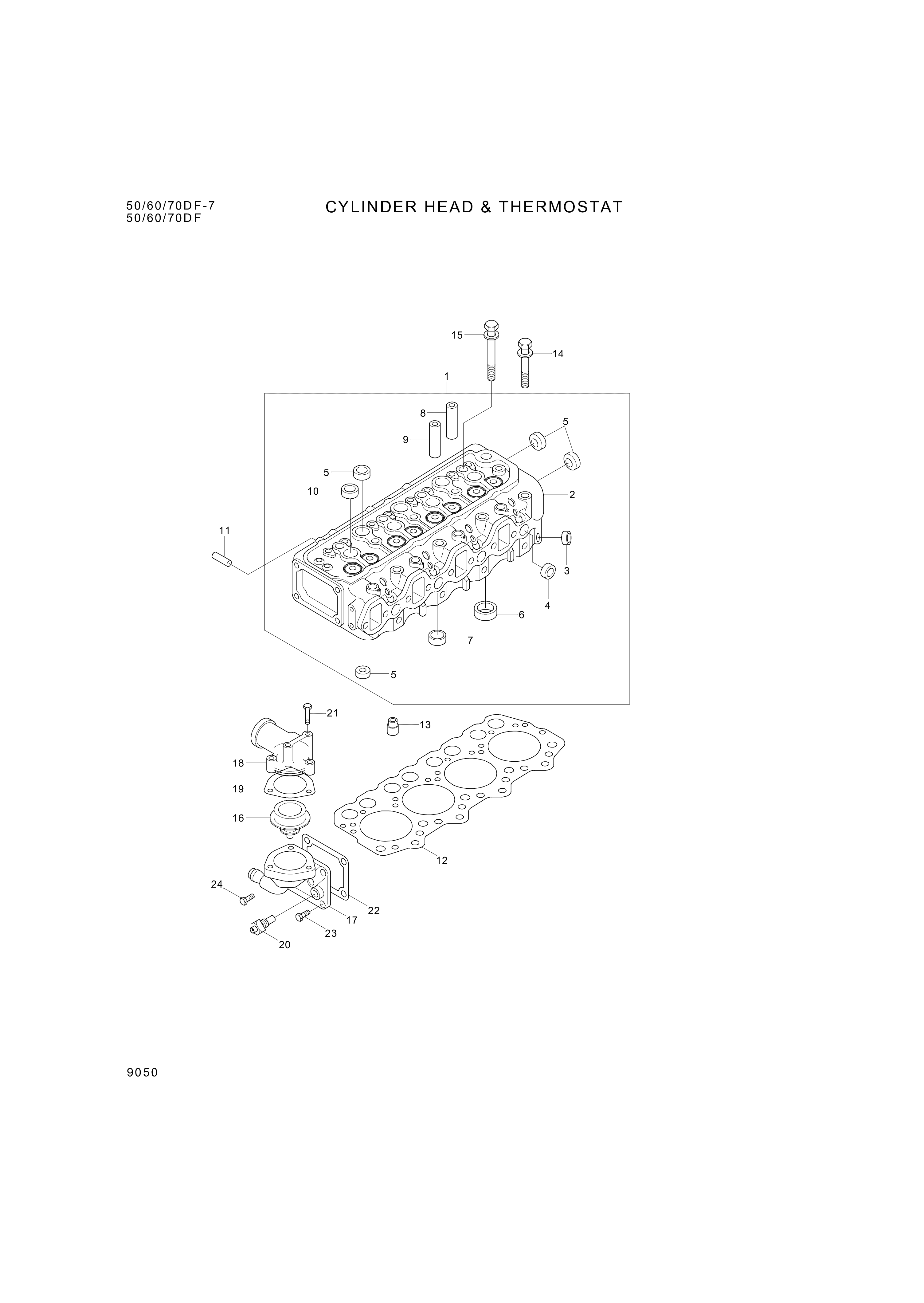 Technical drawing of Hyundai Construction Equipment 94650-84000 SENSOR-W/TEMP with dimensions and layout (figure 4)