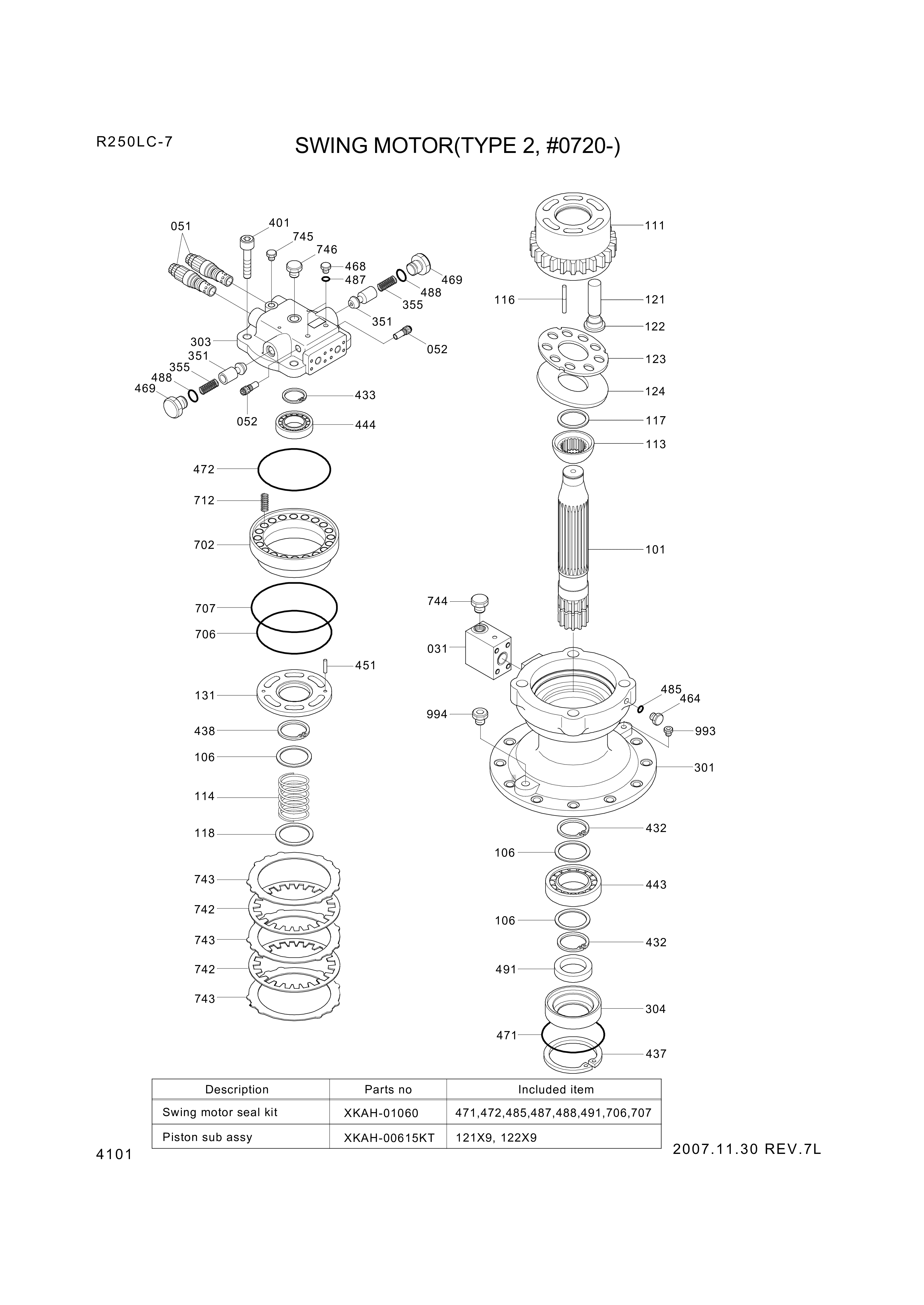 drawing for Hyundai Construction Equipment XKAH-01058 - VALVE-BRAKE