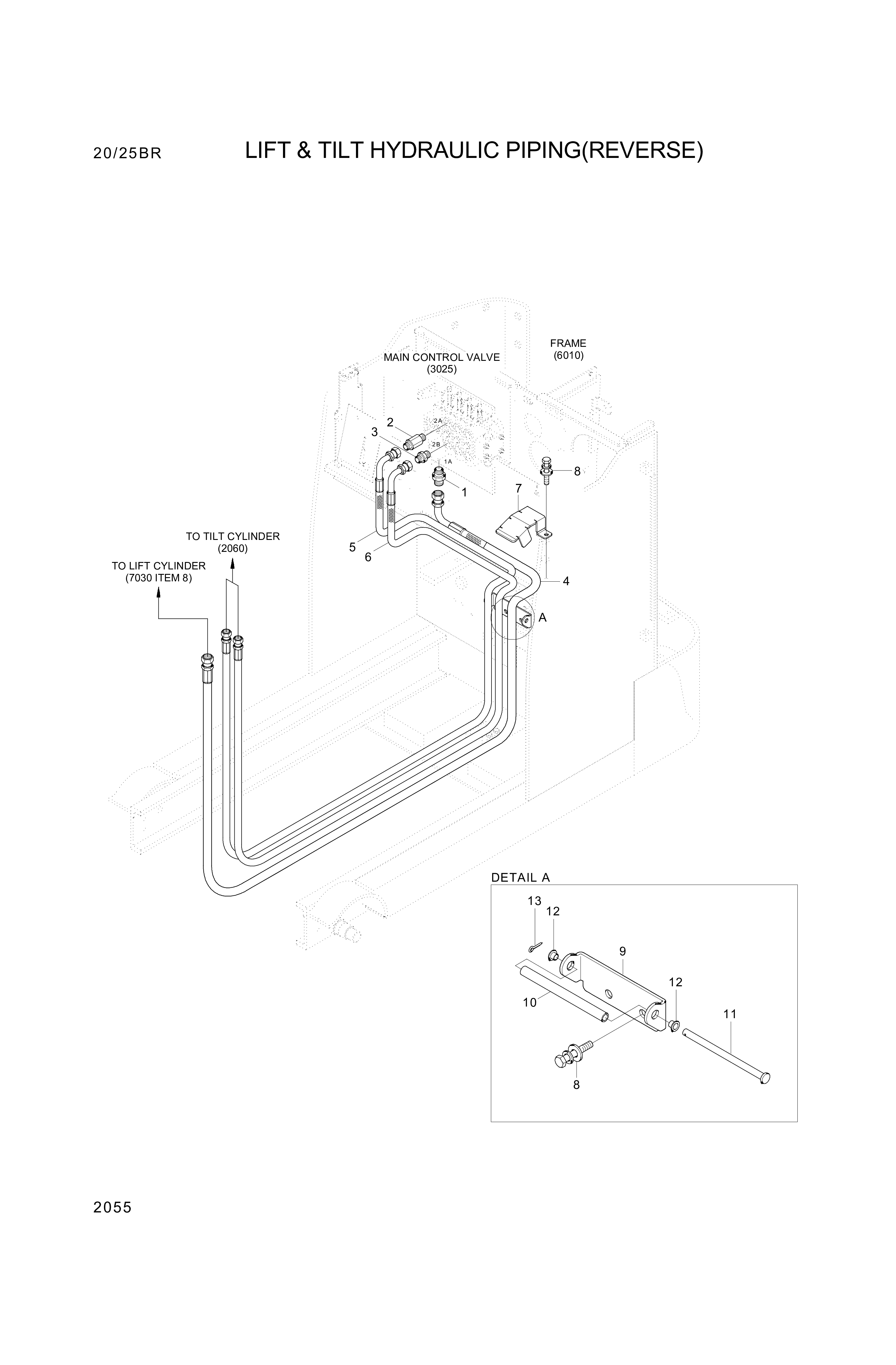 drawing for Hyundai Construction Equipment P930-044045 - HOSE ASSY-ORFS&THD