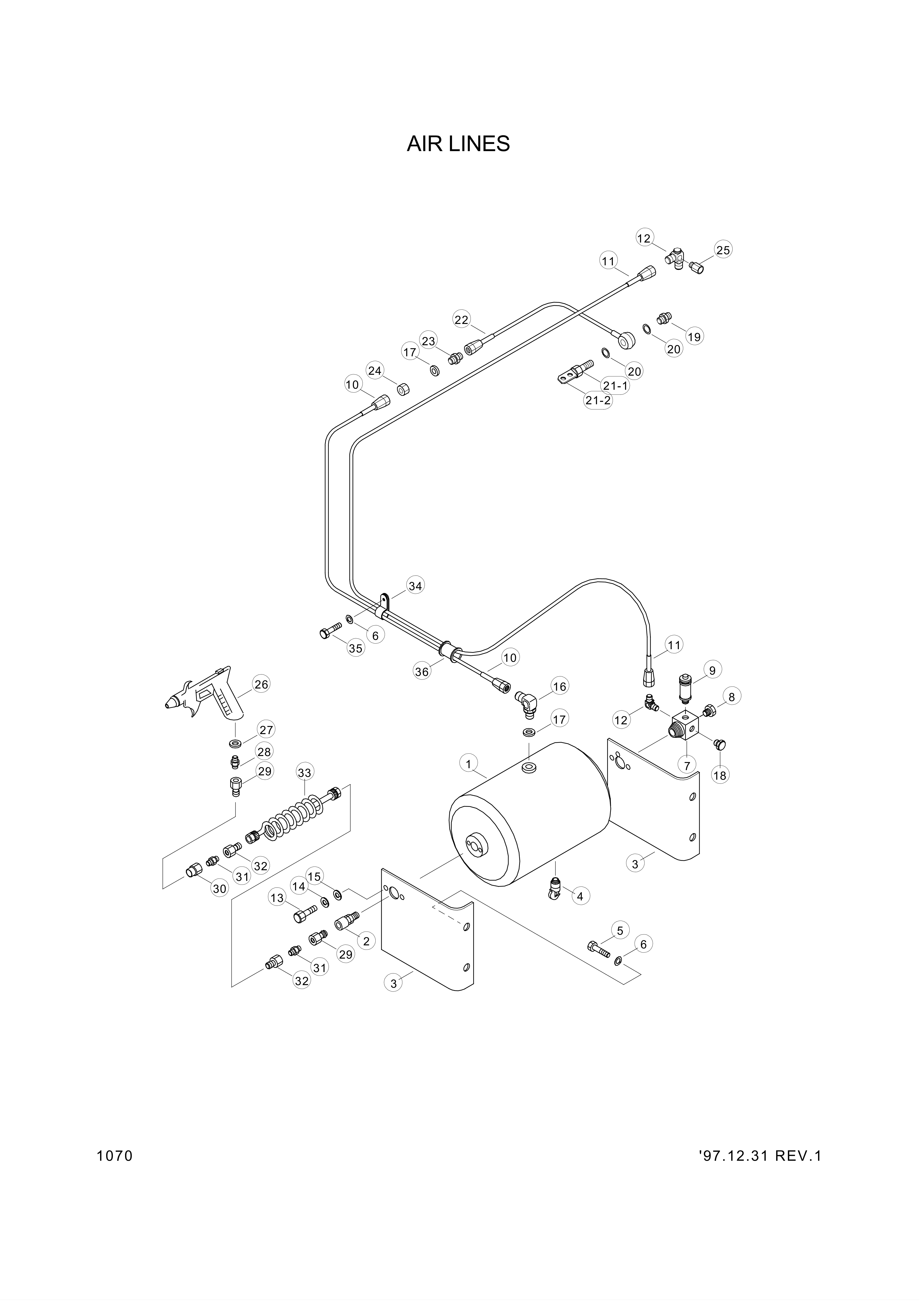 drawing for Hyundai Construction Equipment 11L1-4001 - BOLT-BANJO