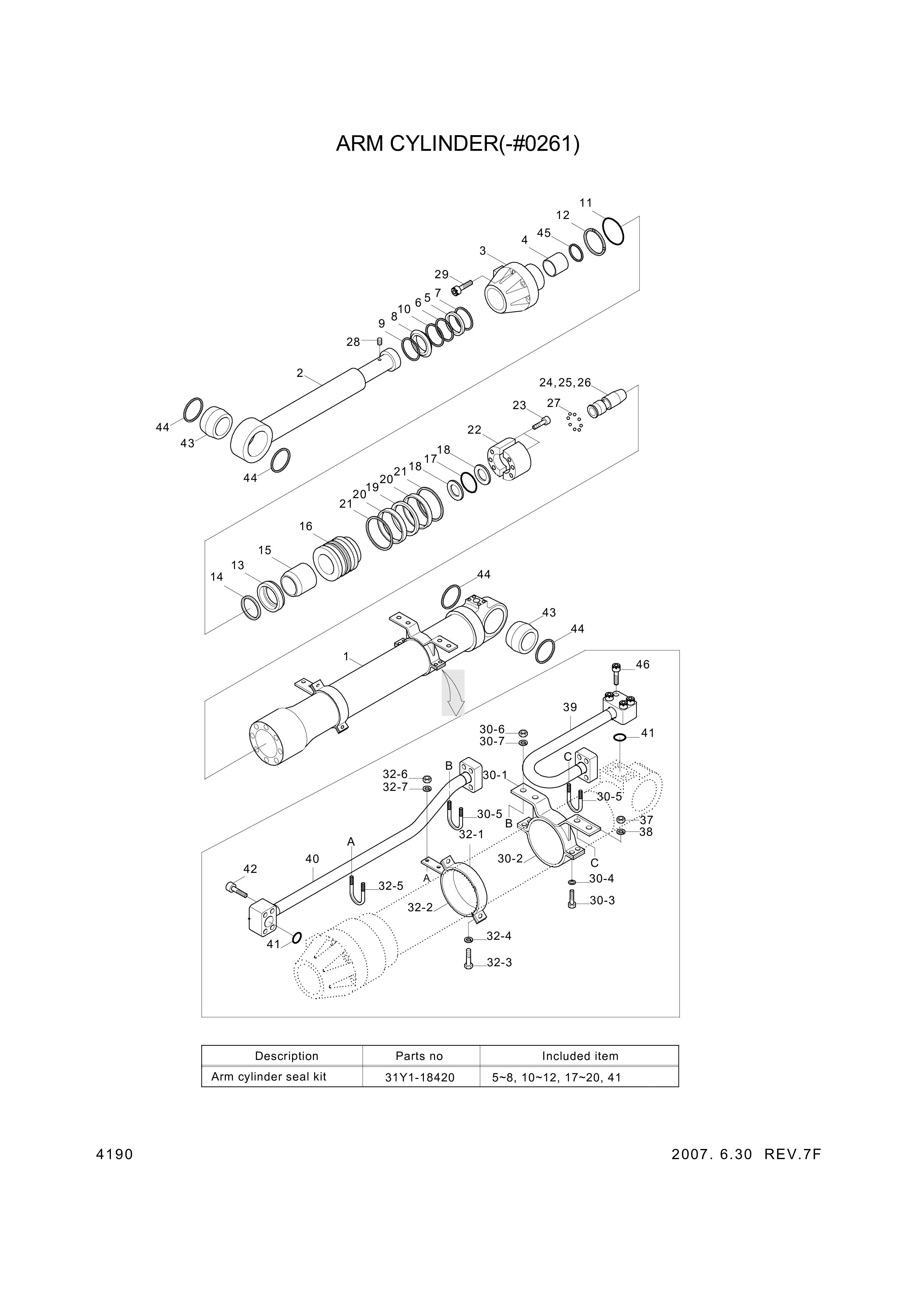 drawing for Hyundai Construction Equipment 295-39 - PIPE ASSY(B)