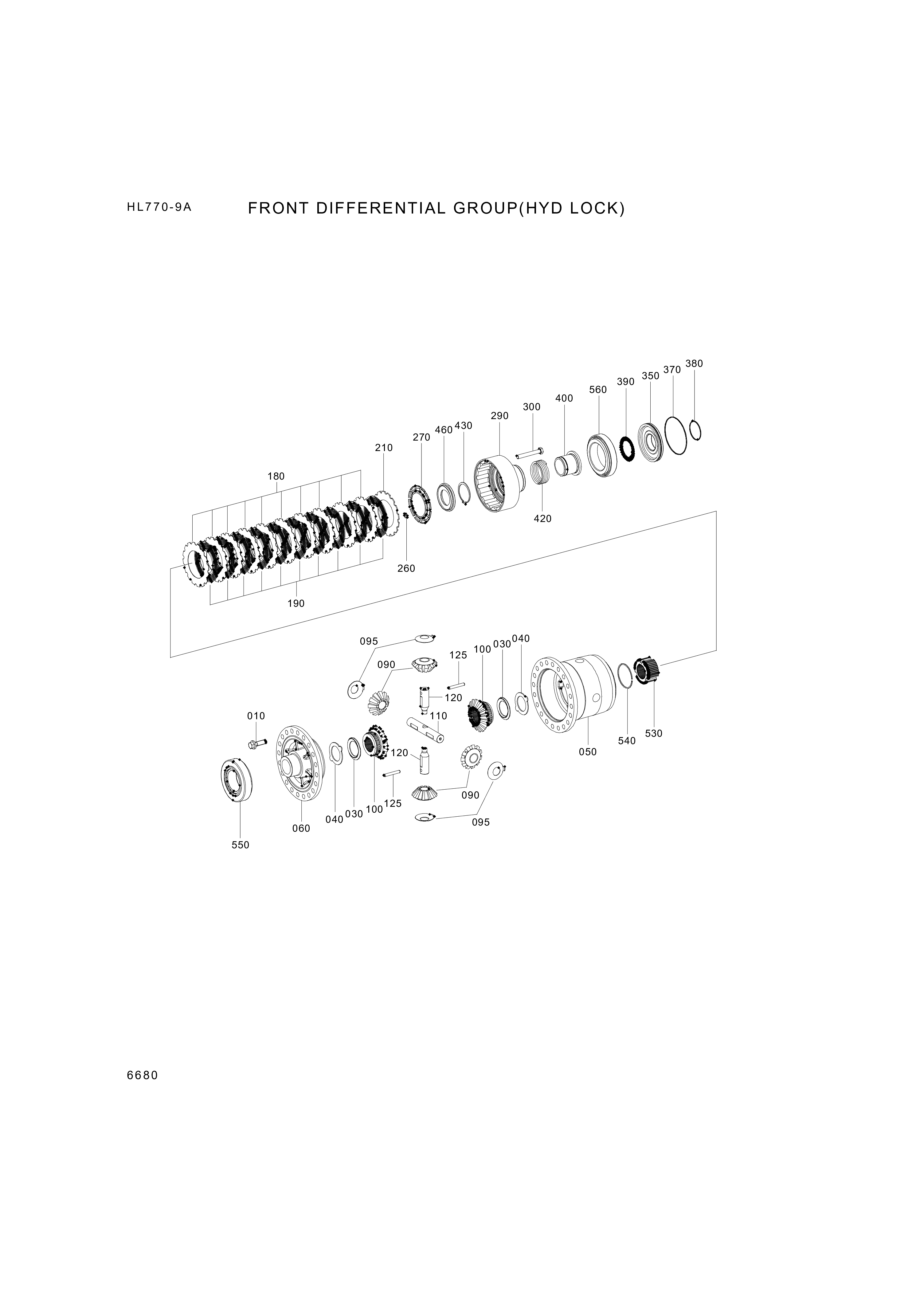 drawing for Hyundai Construction Equipment ZGAQ-04157 - CAGE-ROLLER