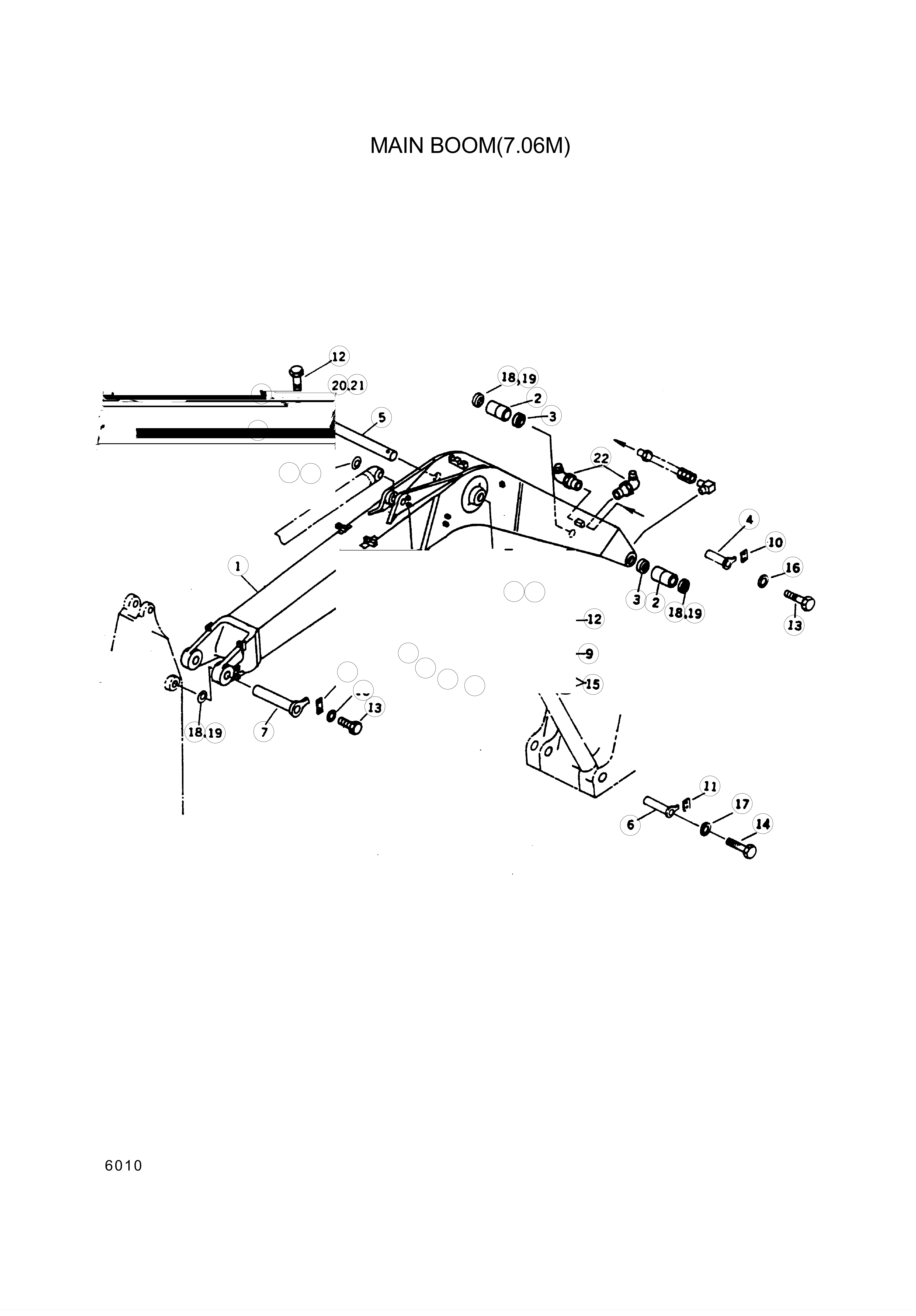 drawing for Hyundai Construction Equipment 61E7-0070 - PLATE-BOOM