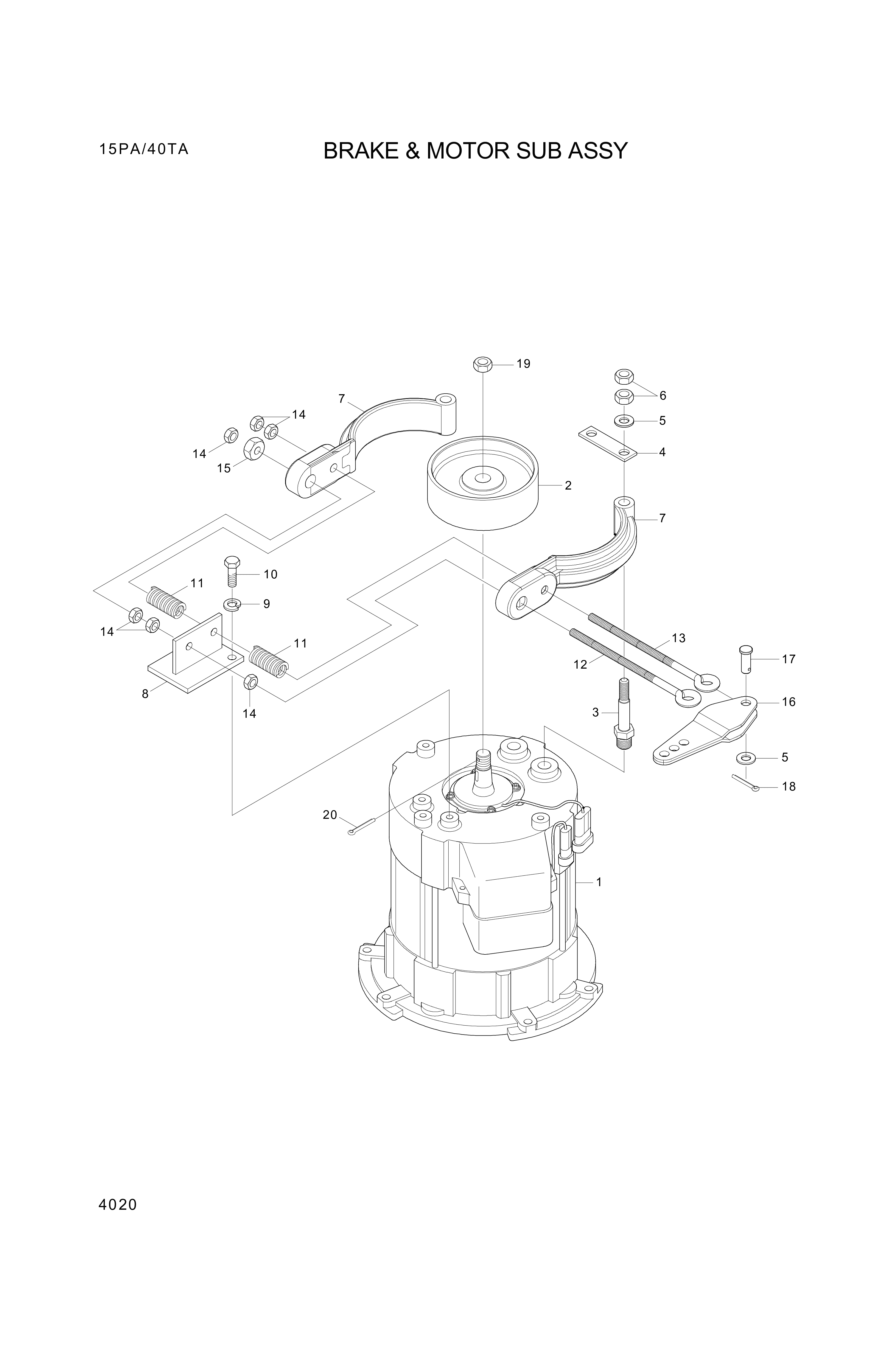 drawing for Hyundai Construction Equipment S461-400632 - PIN-SPLIT