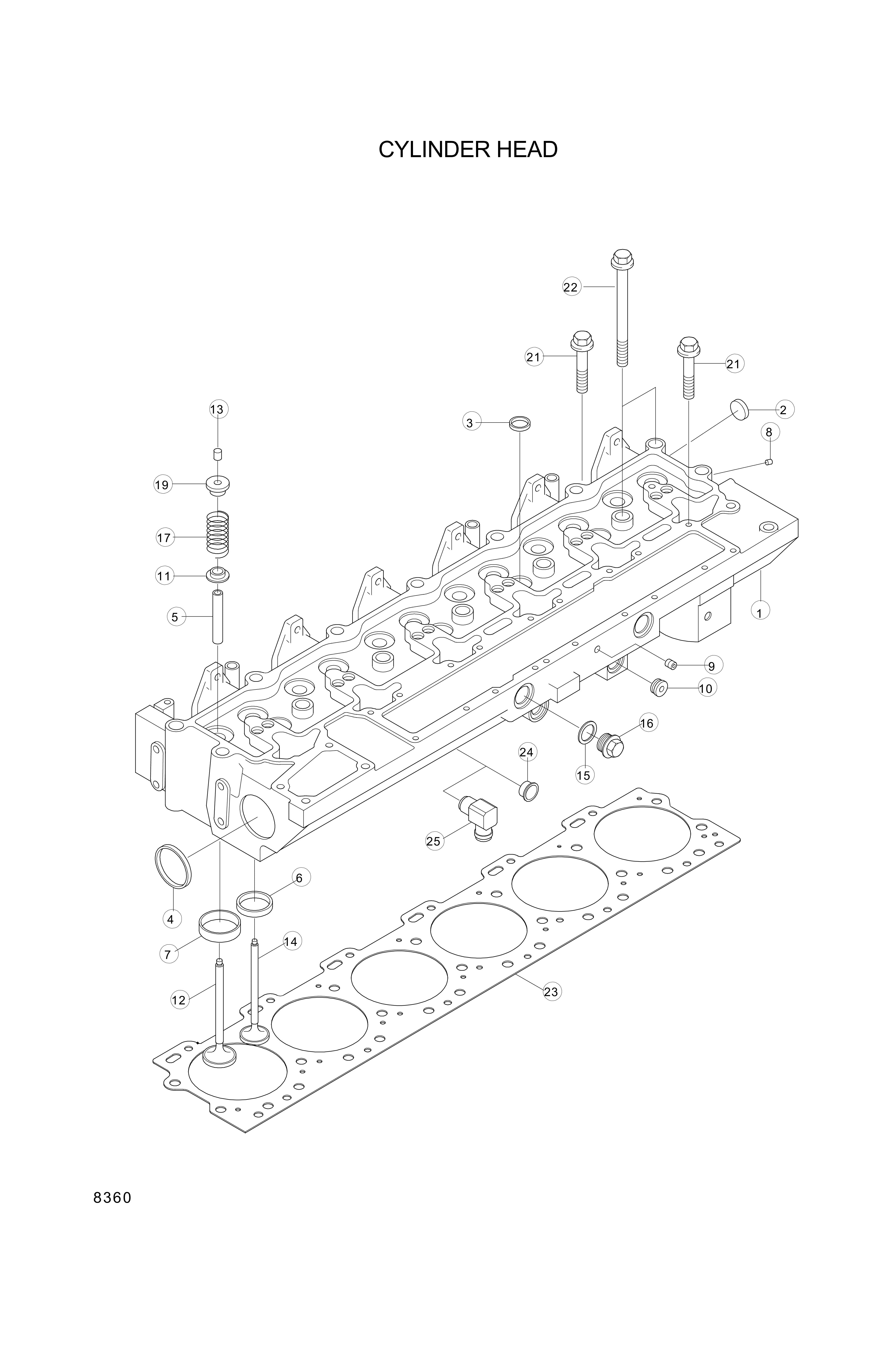 drawing for Hyundai Construction Equipment YUBP-06970 - GUIDE