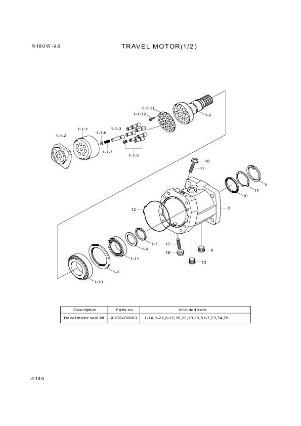 drawing for Hyundai Construction Equipment XJDD-00928 - SCREW