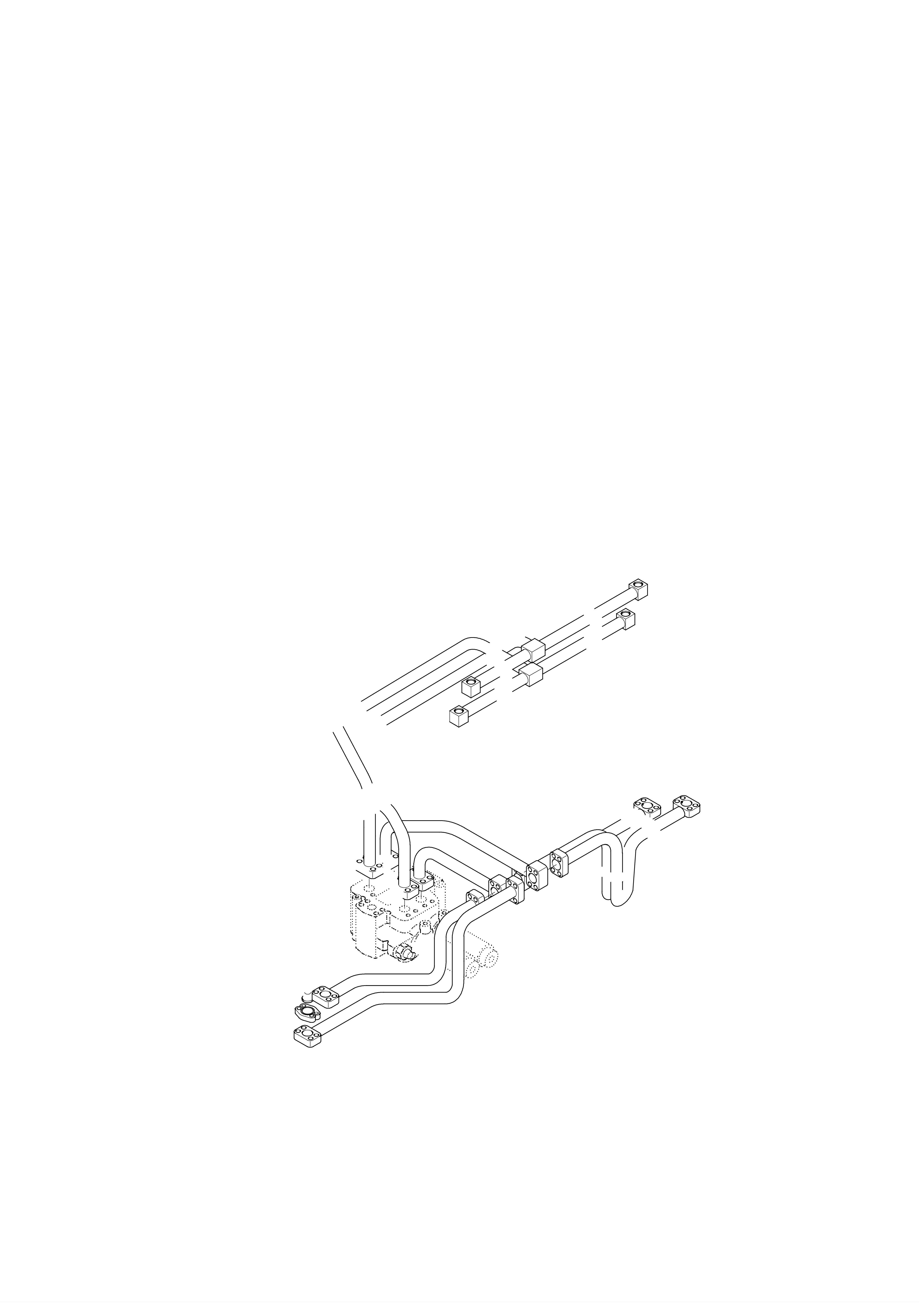 drawing for Hyundai Construction Equipment 34L3-01940 - PIPE ASSY-HYD