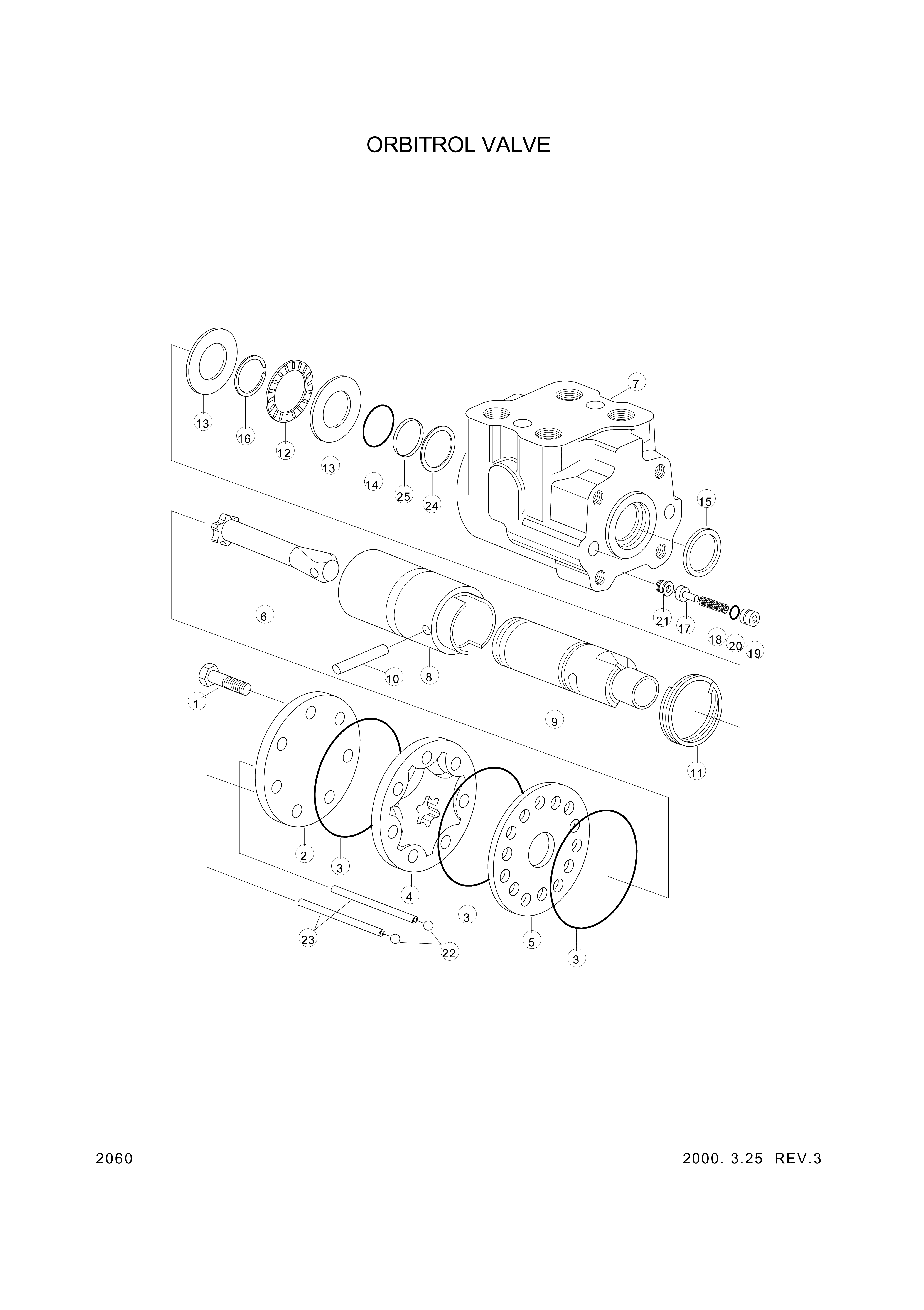 Technical drawing of Hyundai Construction Equipment 230415 Spring-Centering with dimensions and layout (figure 2)