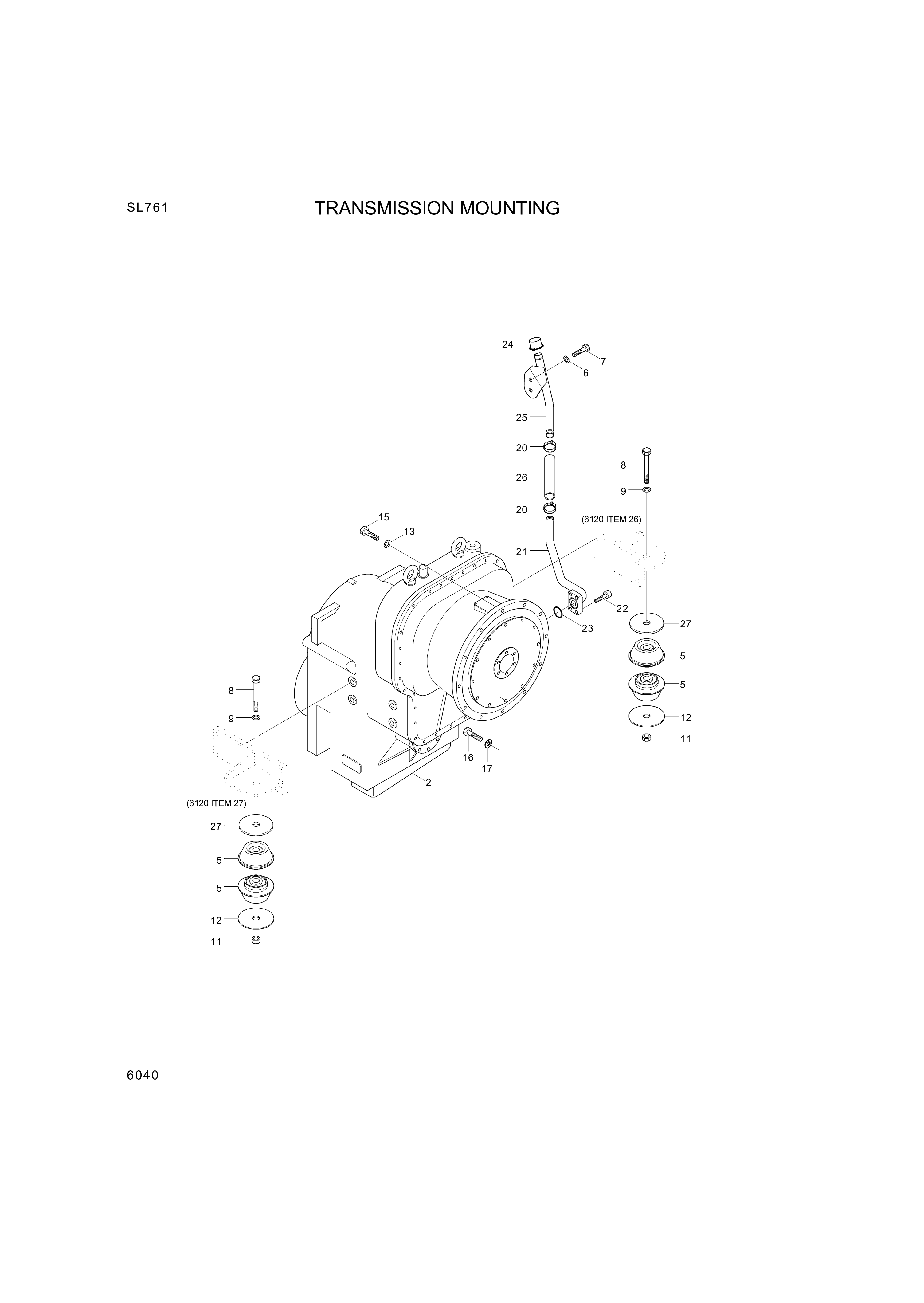 drawing for Hyundai Construction Equipment 11Z1-00540 - BOLT-HEX