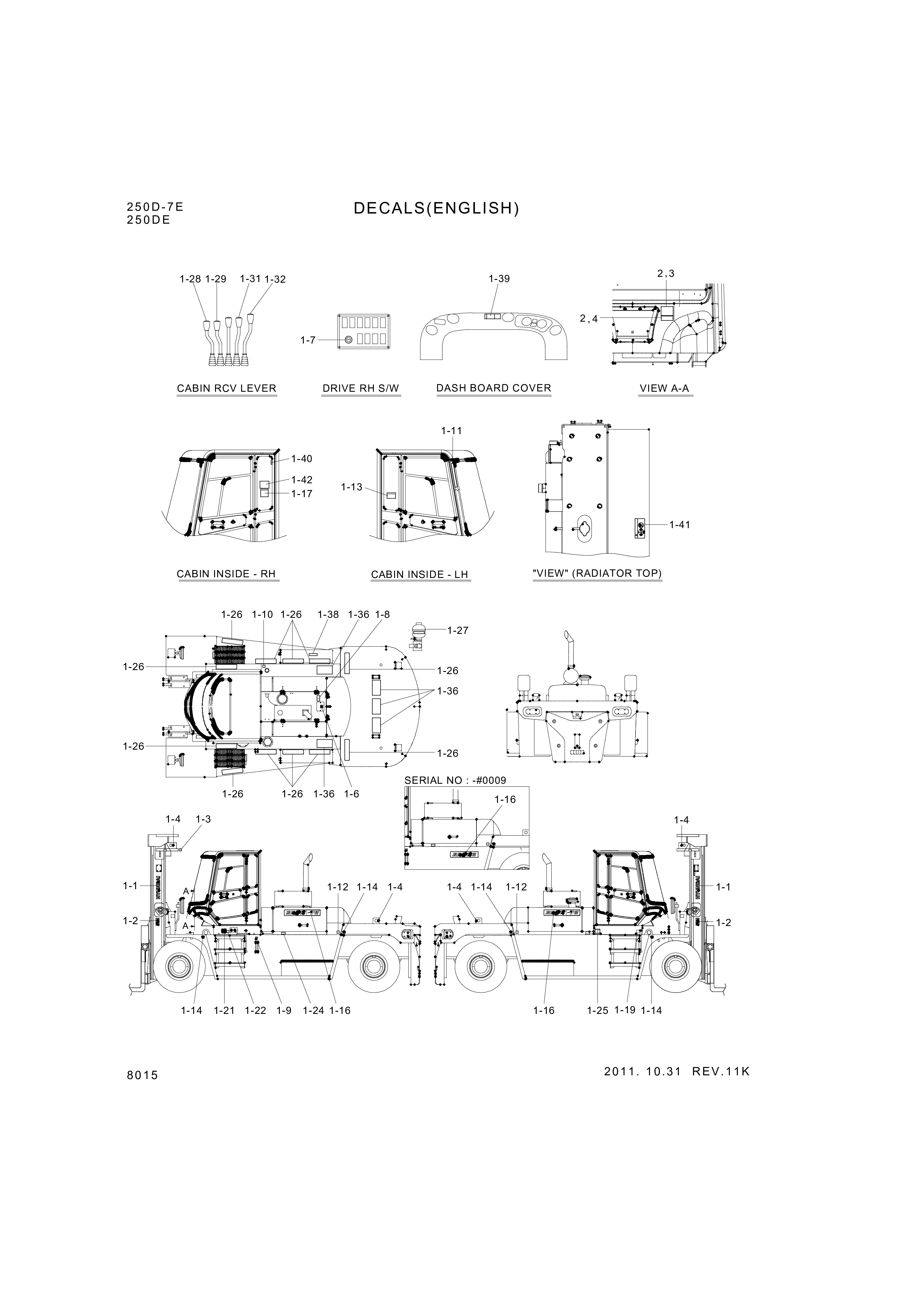 drawing for Hyundai Construction Equipment 93HS-40280 - DECAL-ECU