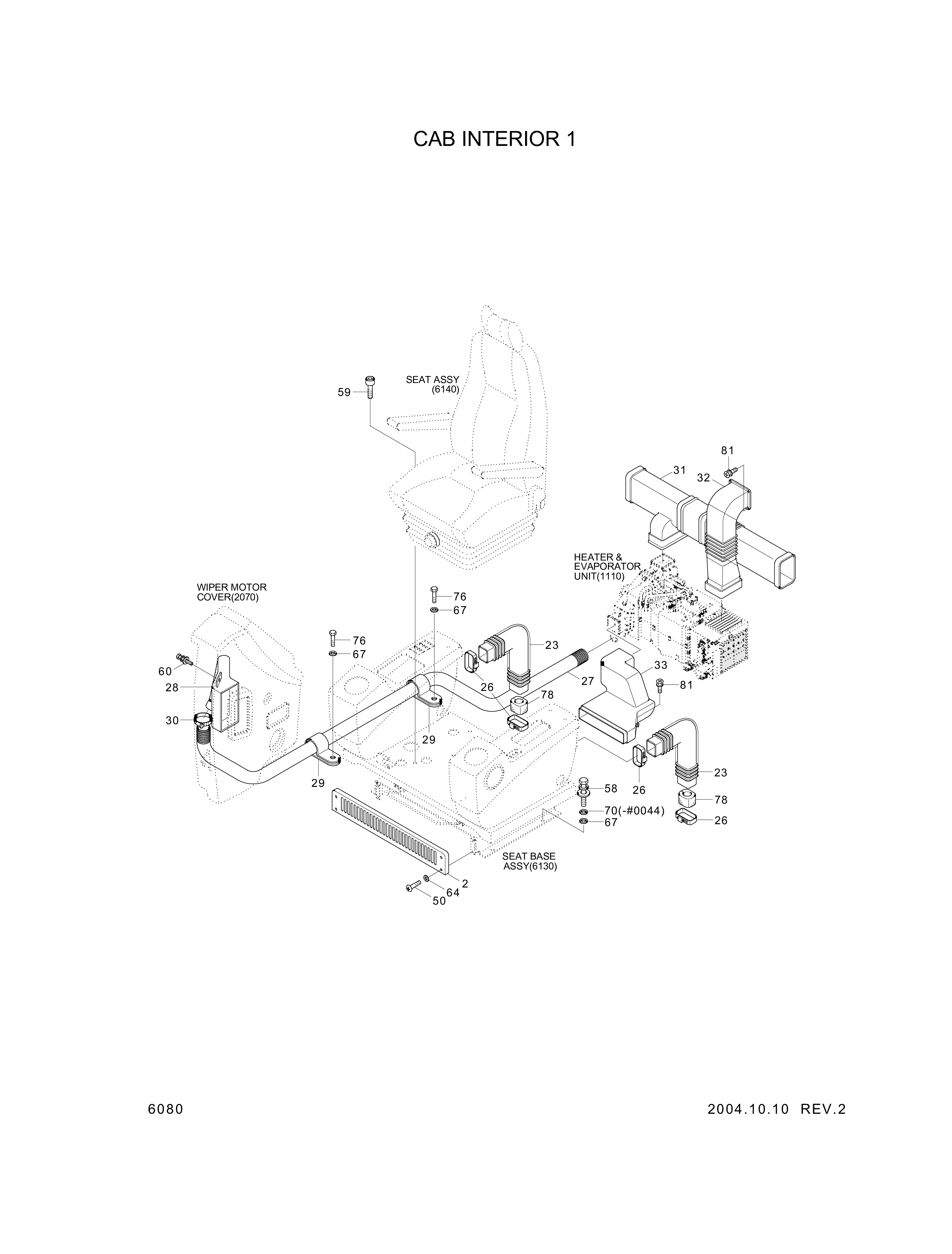 Technical drawing of Hyundai Construction Equipment S179-05015B BOLT-SOCKET with dimensions and layout