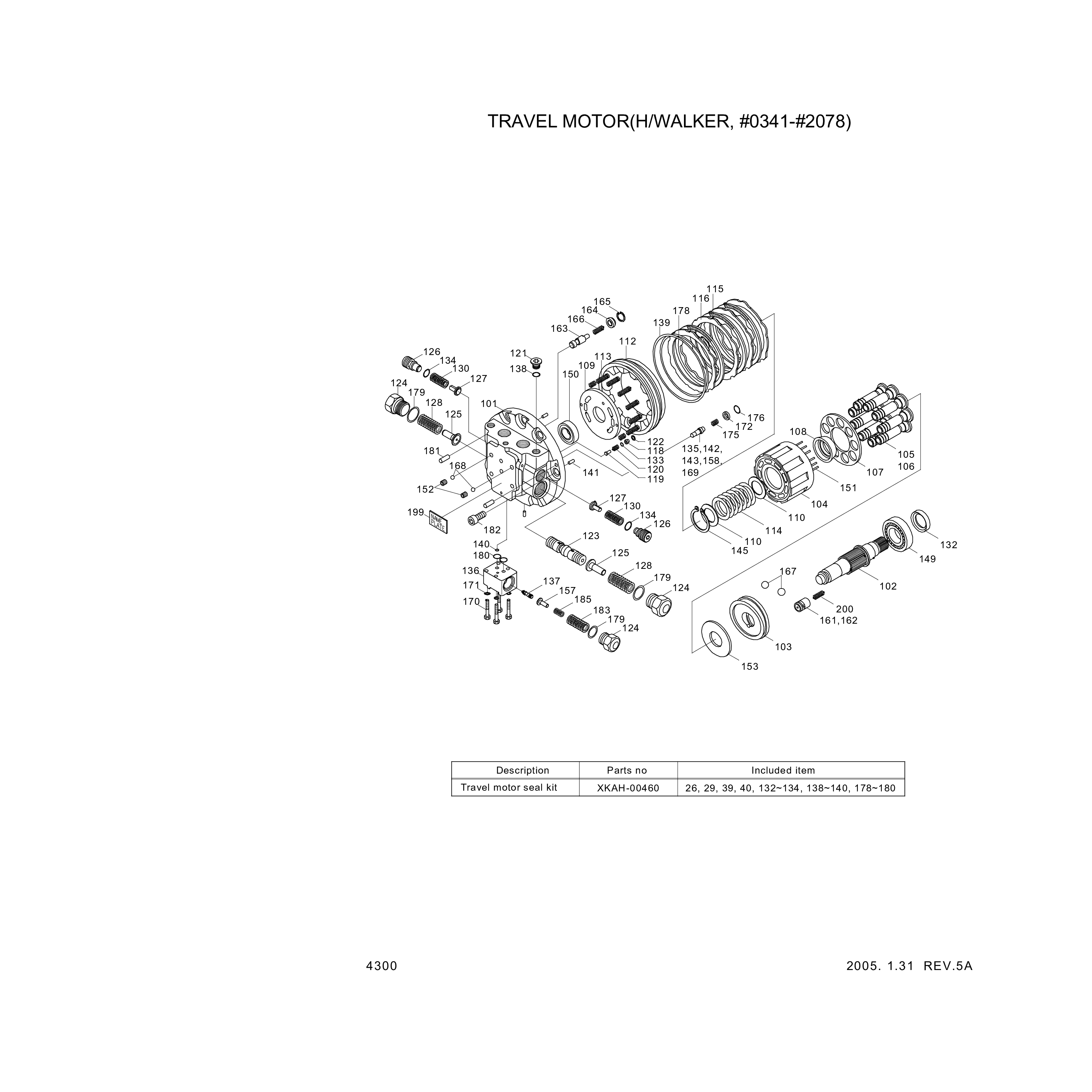 drawing for Hyundai Construction Equipment XKAH-00398 - PISTON-PACKING