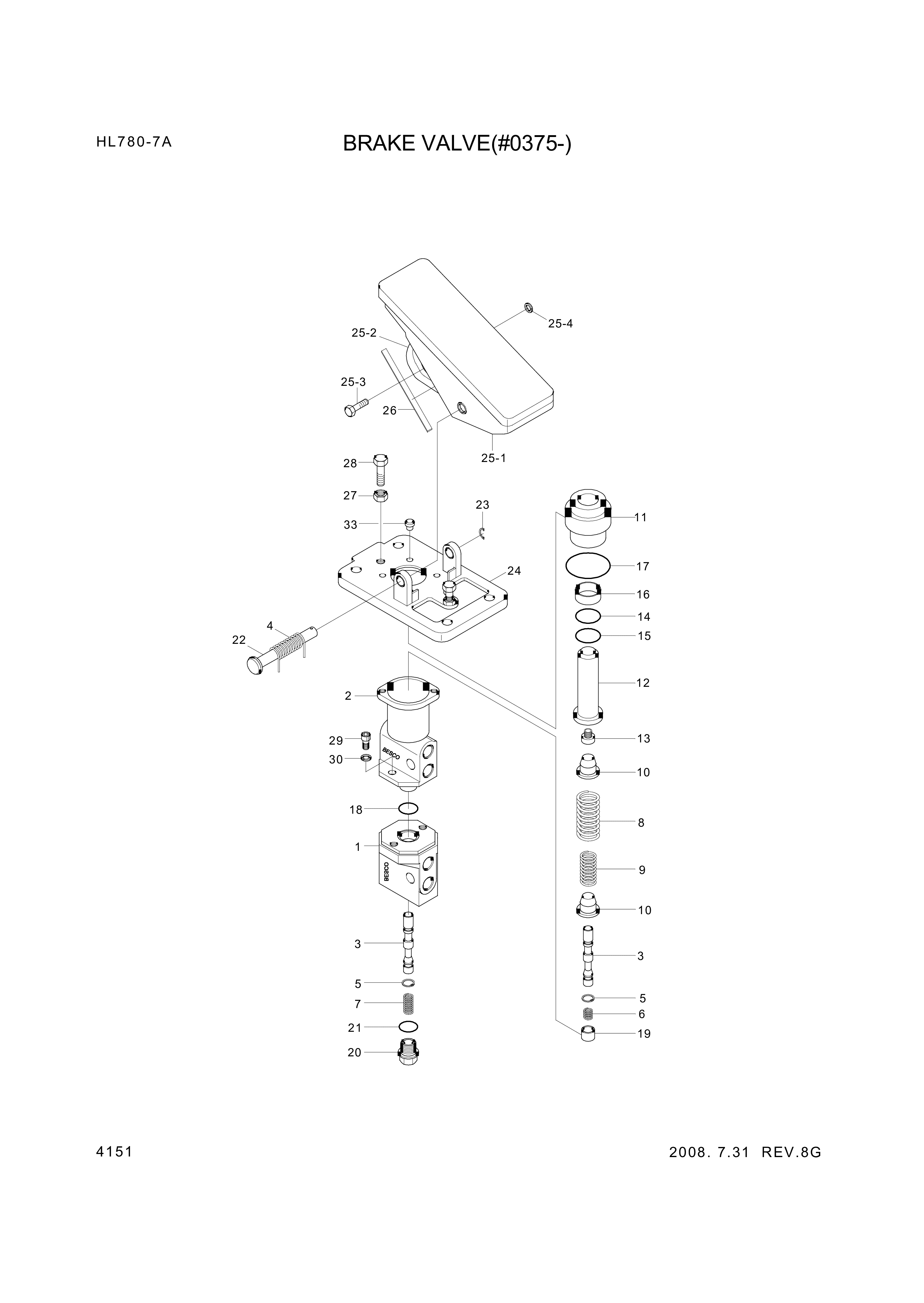 Technical drawing of Hyundai Construction Equipment XKAK-00091 SPRING-MAIN BIG with dimensions and layout
