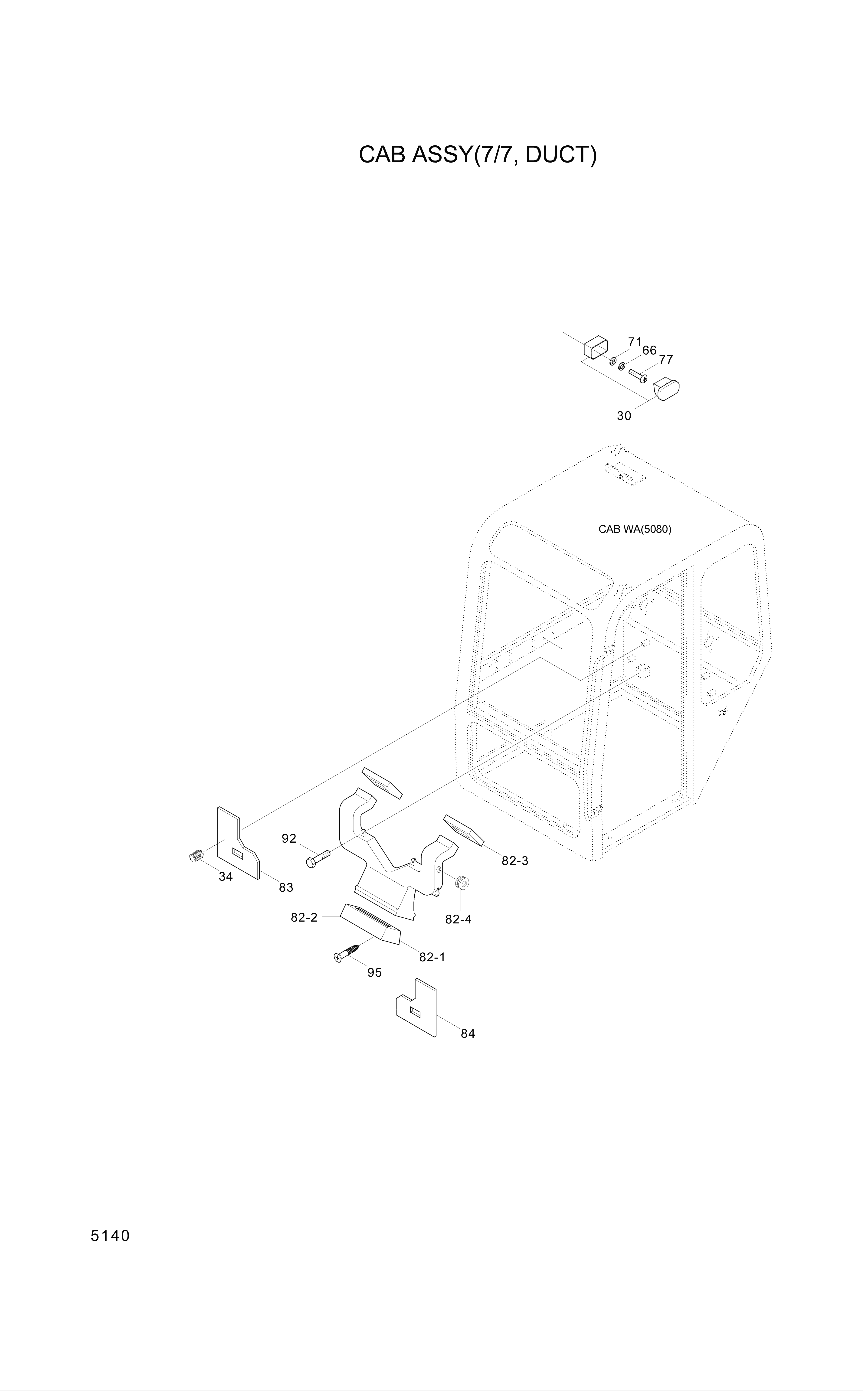 Technical drawing of Hyundai Construction Equipment S151-040202 BOLT-TAP with dimensions and layout (figure 3)