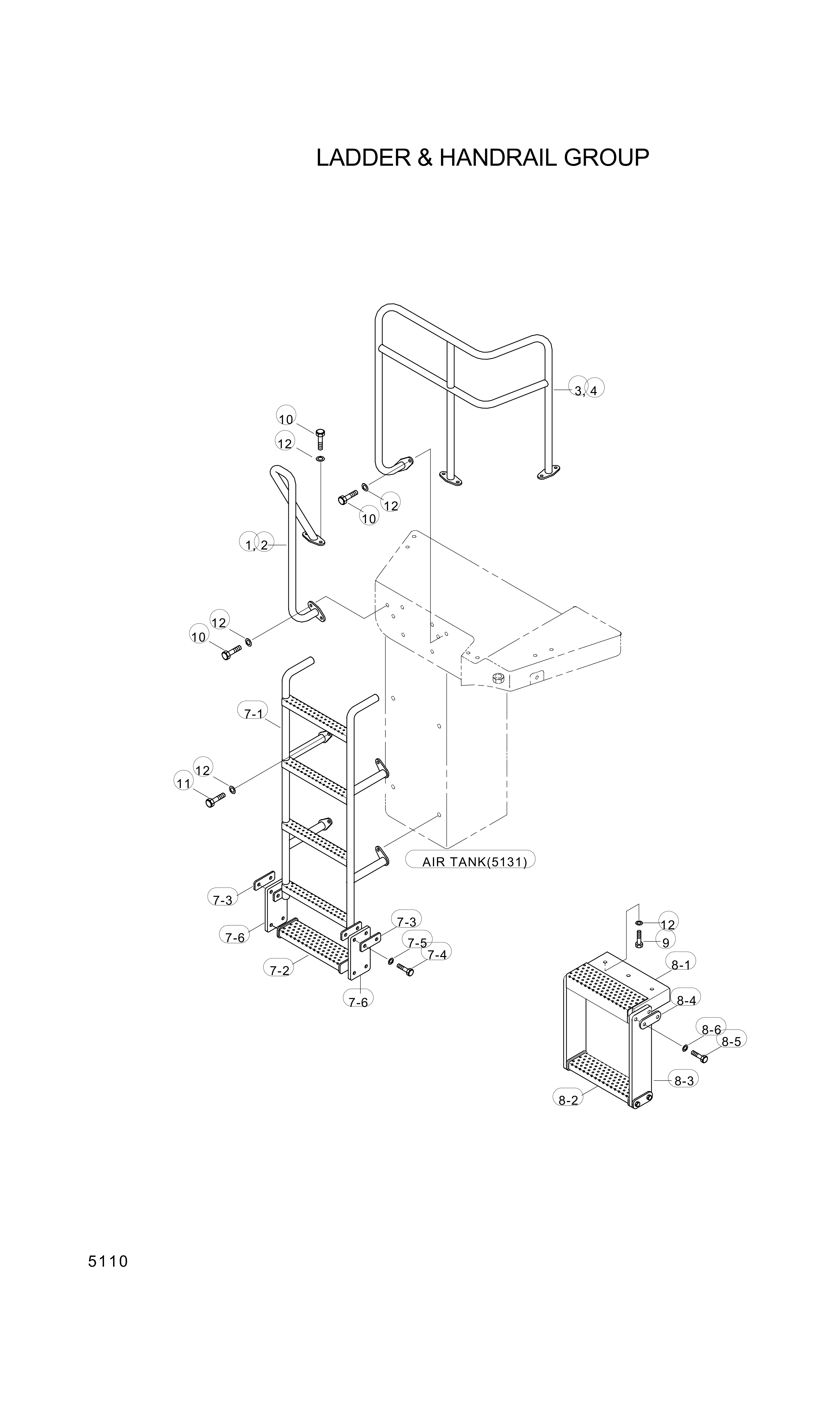 drawing for Hyundai Construction Equipment 74L4-20630 - BELT-FAN