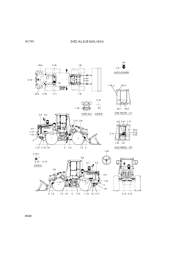 drawing for Hyundai Construction Equipment 92Z2-60512 - DECAL-SPEC