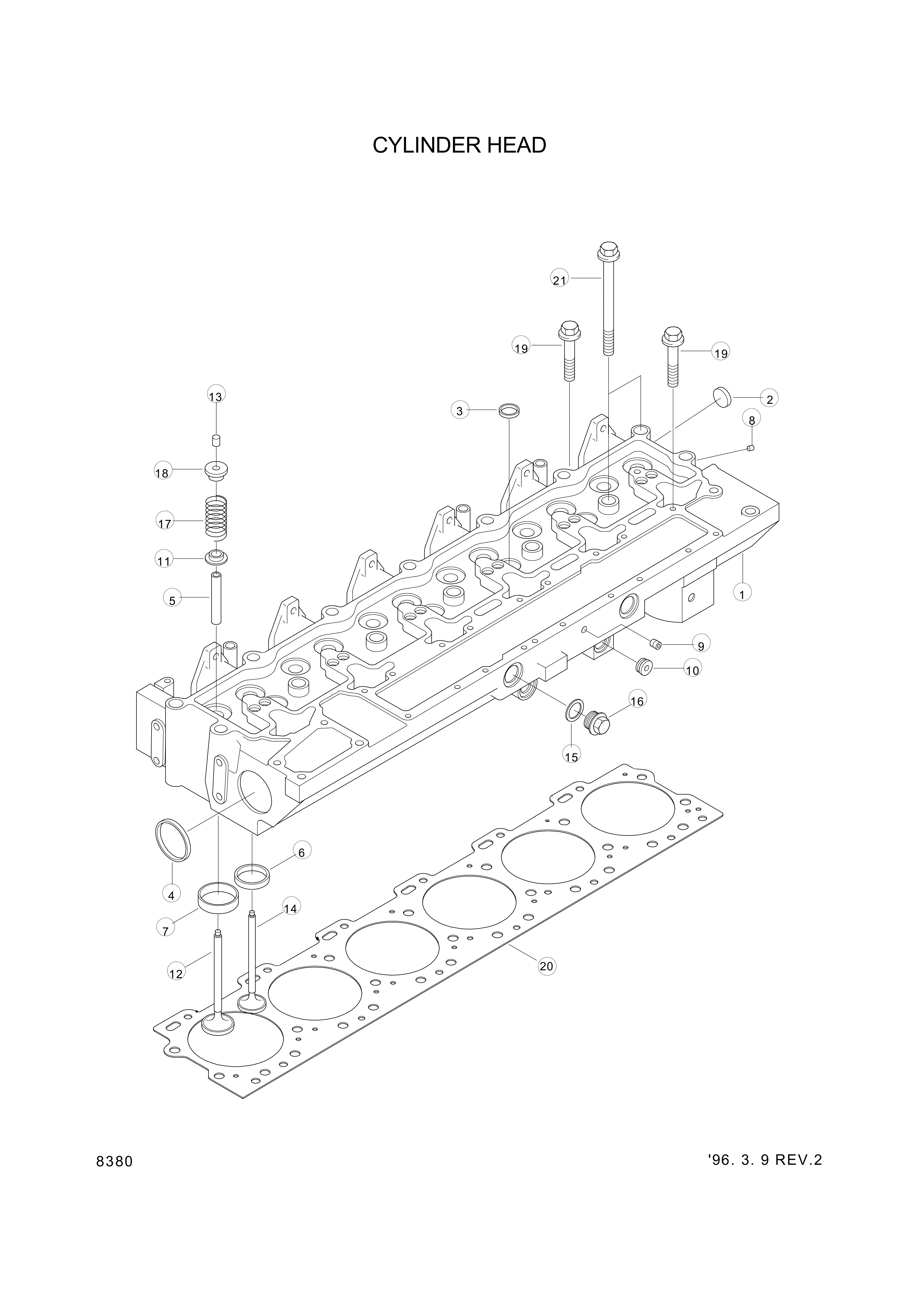 drawing for Hyundai Construction Equipment YUBP-06970 - GUIDE