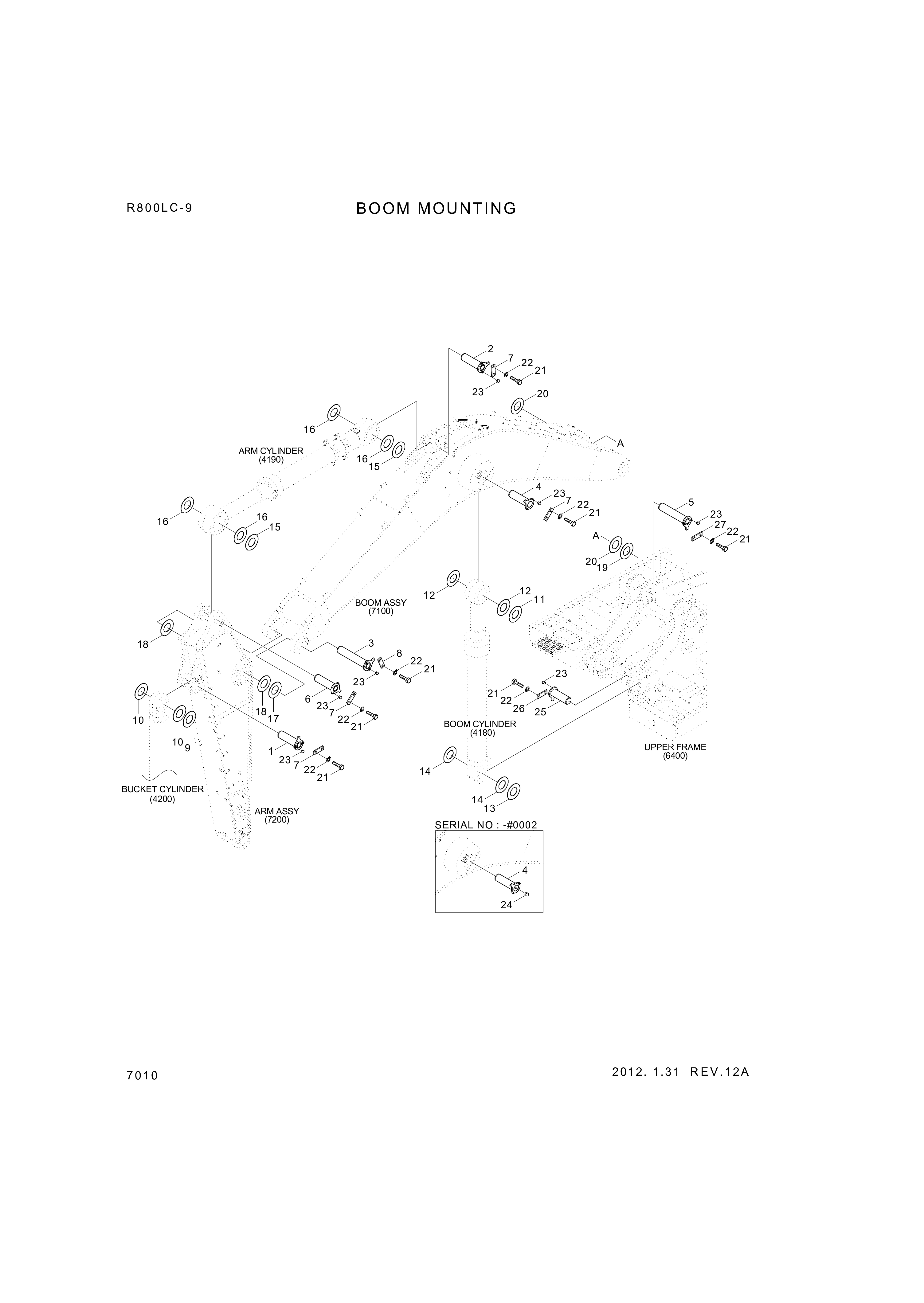 Technical drawing of Hyundai Construction Equipment S391-140250 SHIM-ROUND 1.0 with dimensions and layout (figure 3)