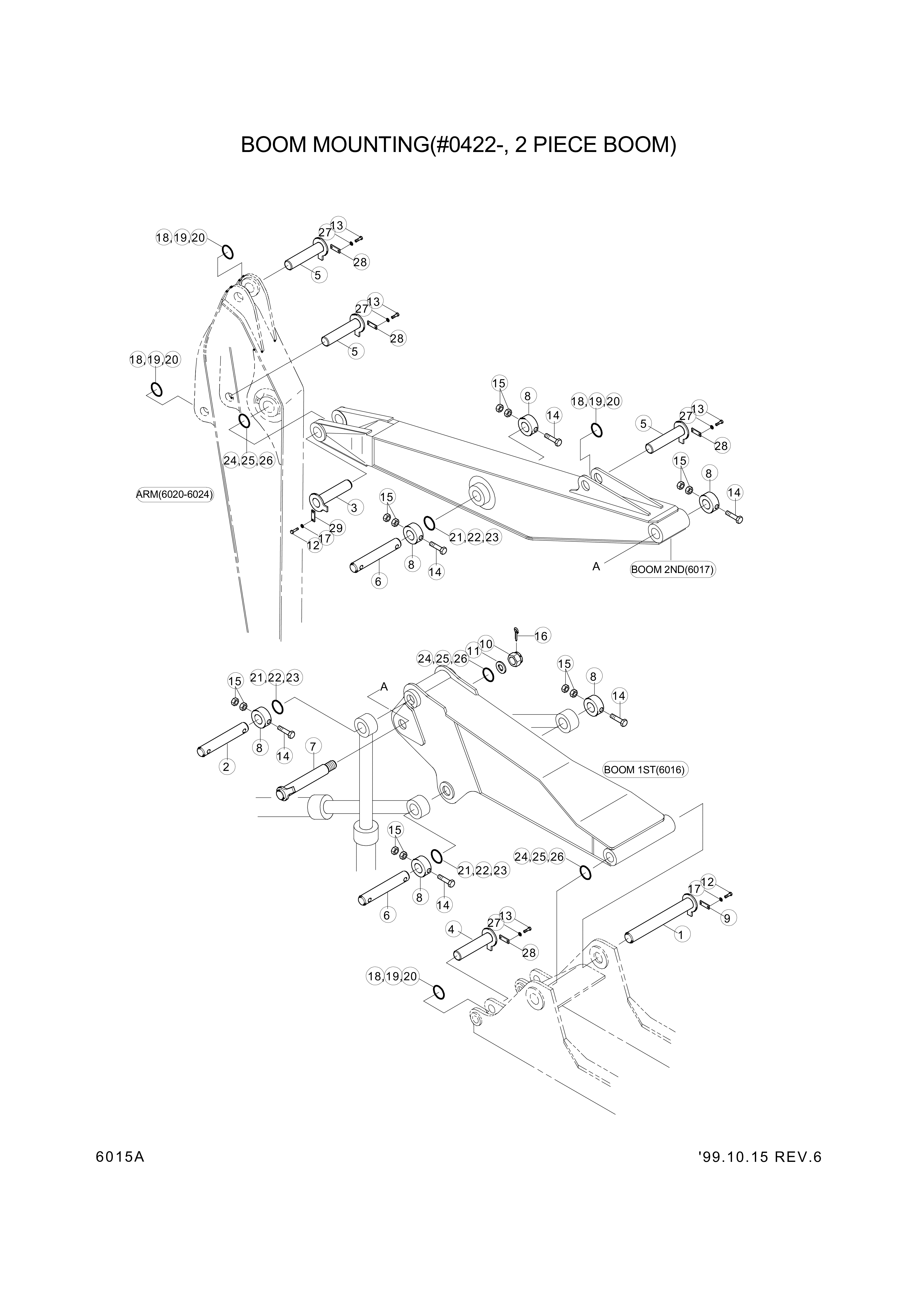 drawing for Hyundai Construction Equipment 61EK-11070 - PIN-JOINT