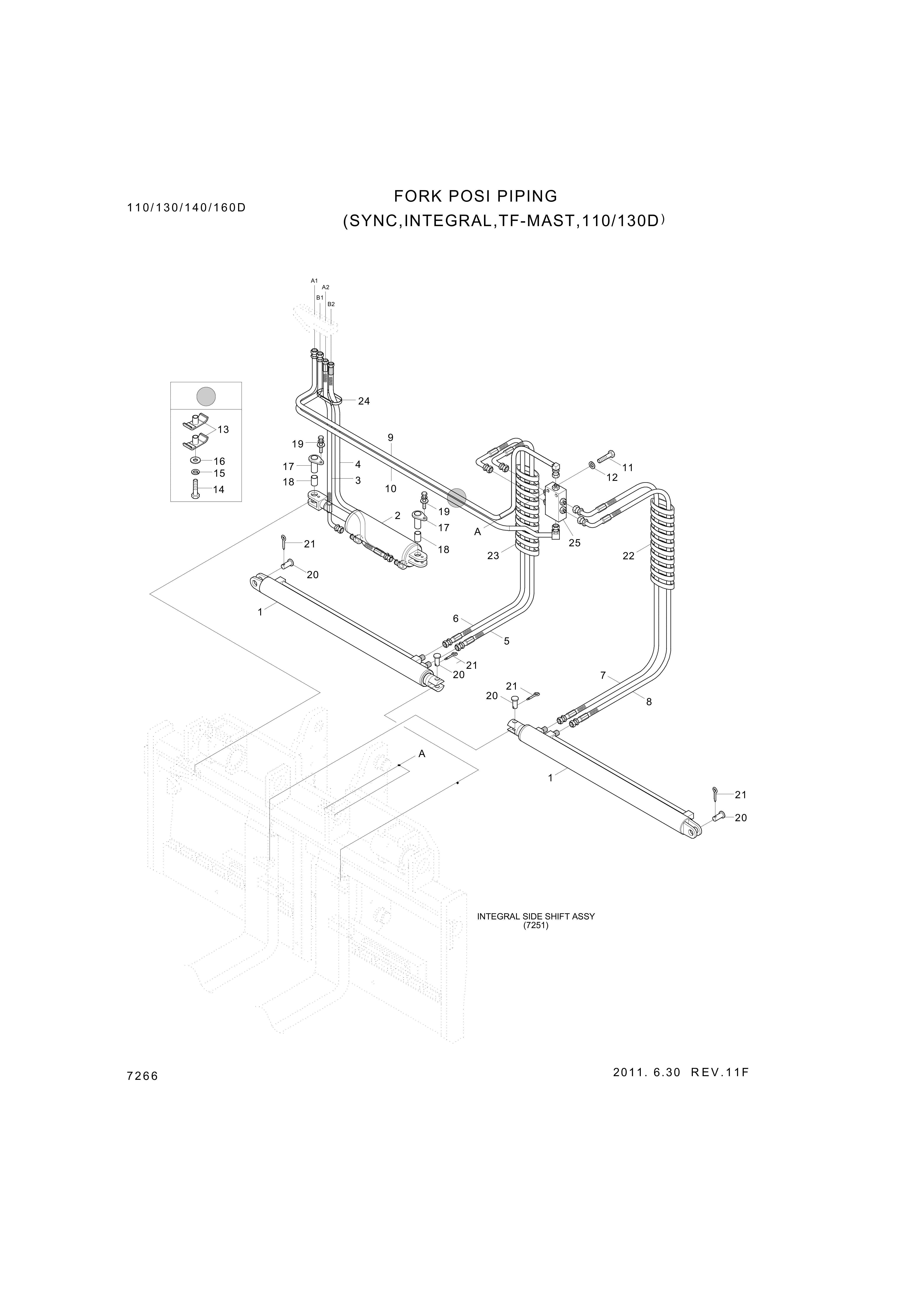 drawing for Hyundai Construction Equipment 35FT-90230 - PIPE ASSY-HYD