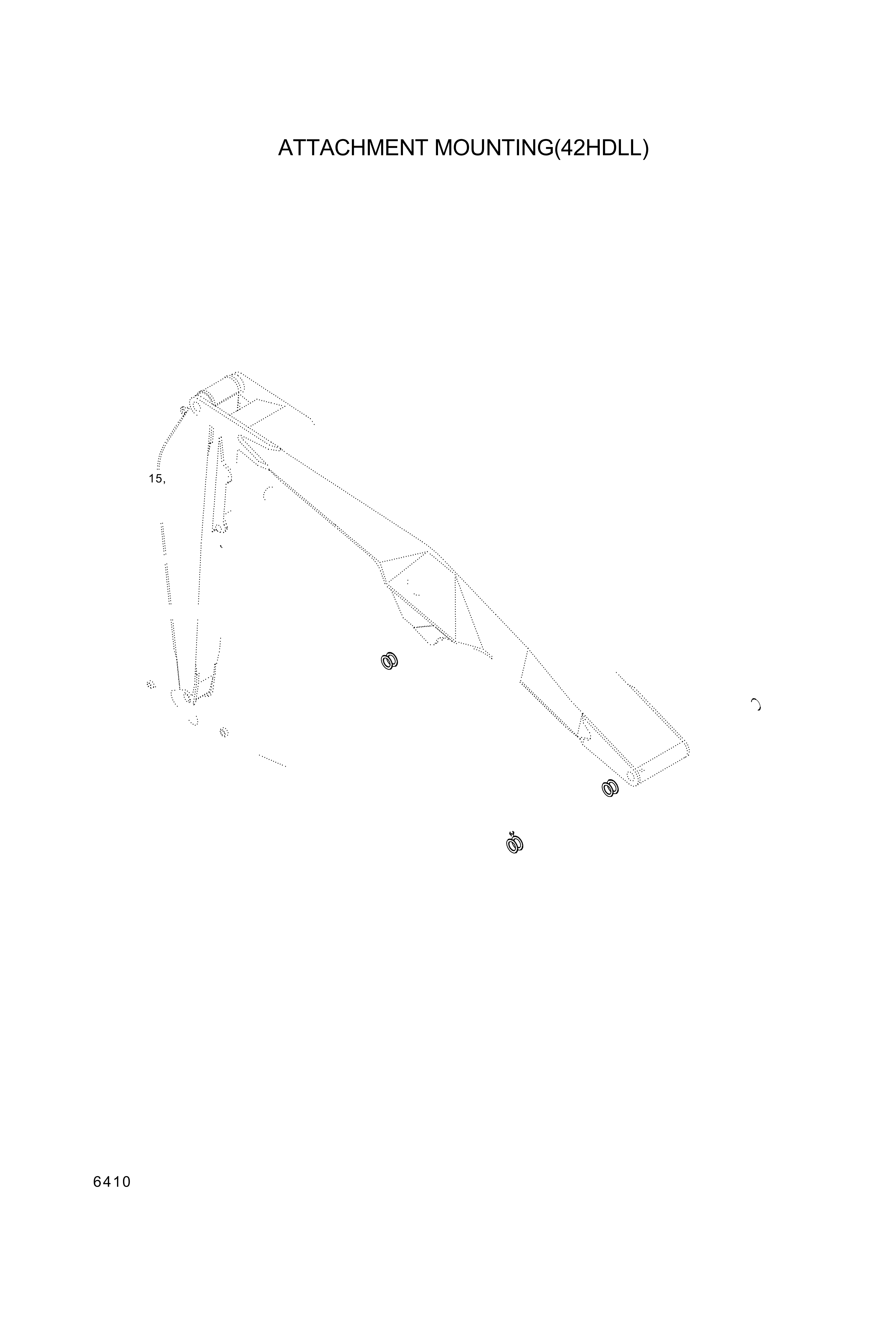 Technical drawing of Hyundai Construction Equipment S391-120210 SHIM-ROUND 1.0 with dimensions and layout (figure 5)