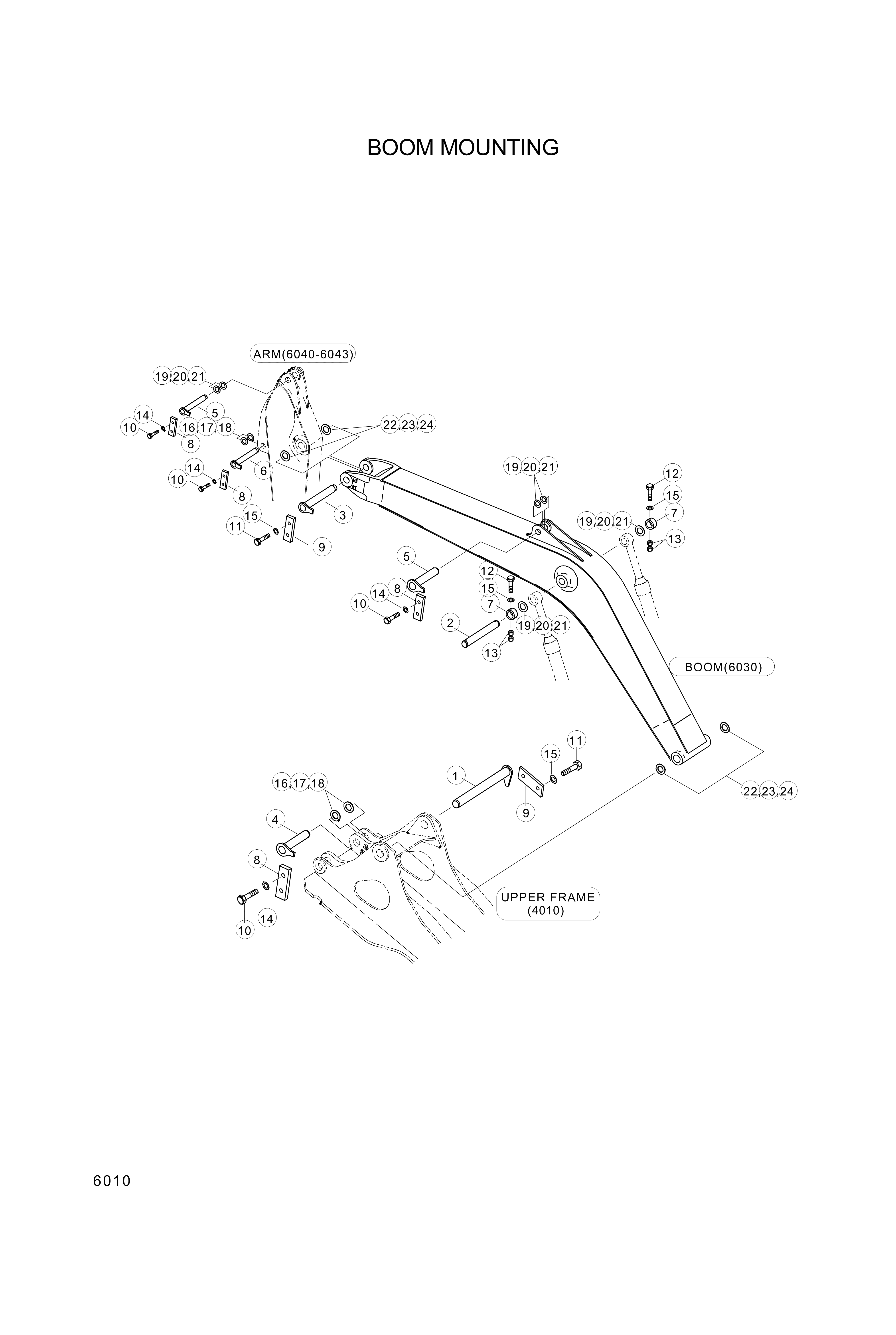 drawing for Hyundai Construction Equipment 61EM-00120 - PIN-JOINT