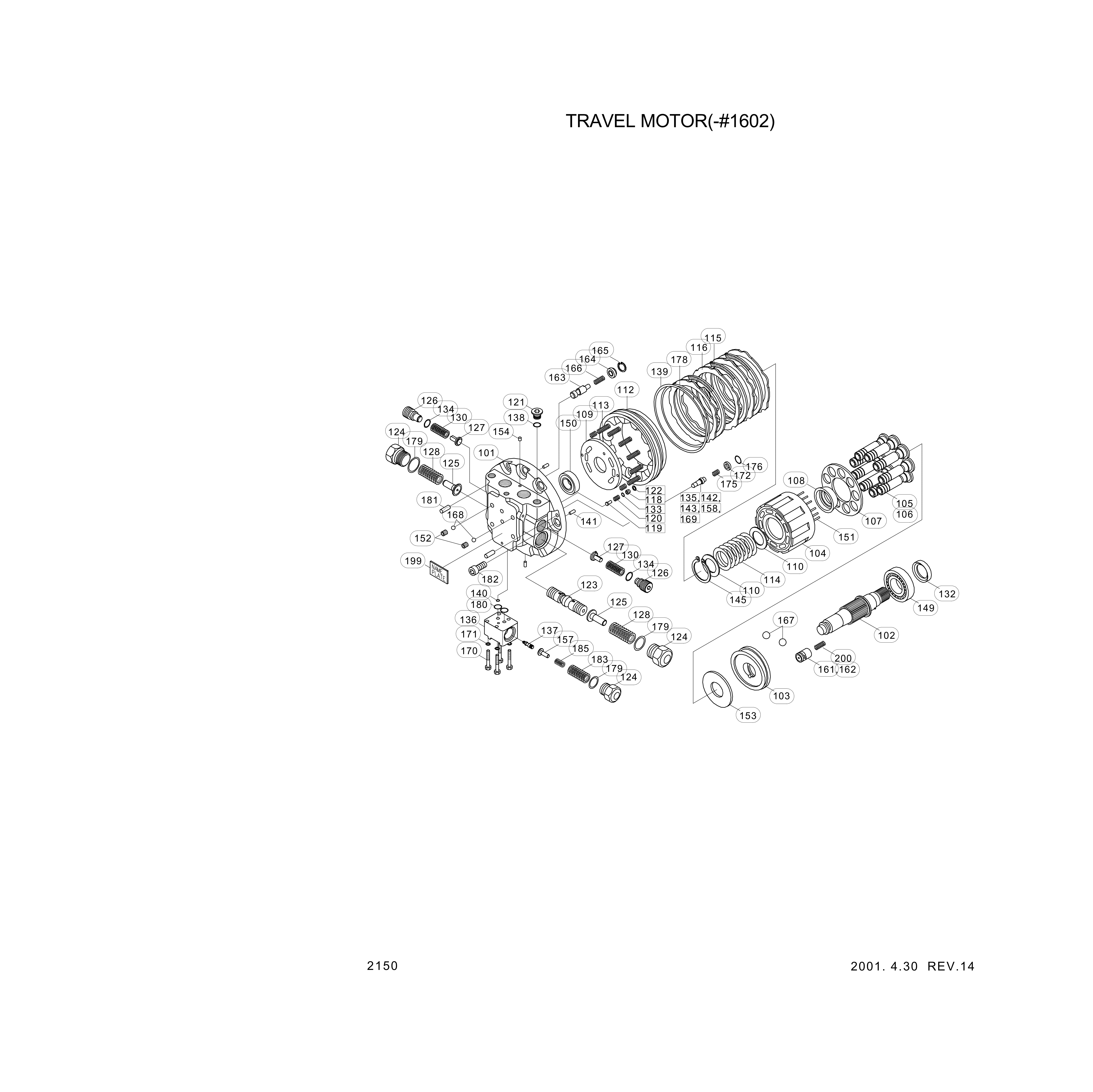 Technical drawing of Hyundai Construction Equipment XKAH-02560 PISTON SET-ROTARY(9EA) with dimensions and layout (figure 5)