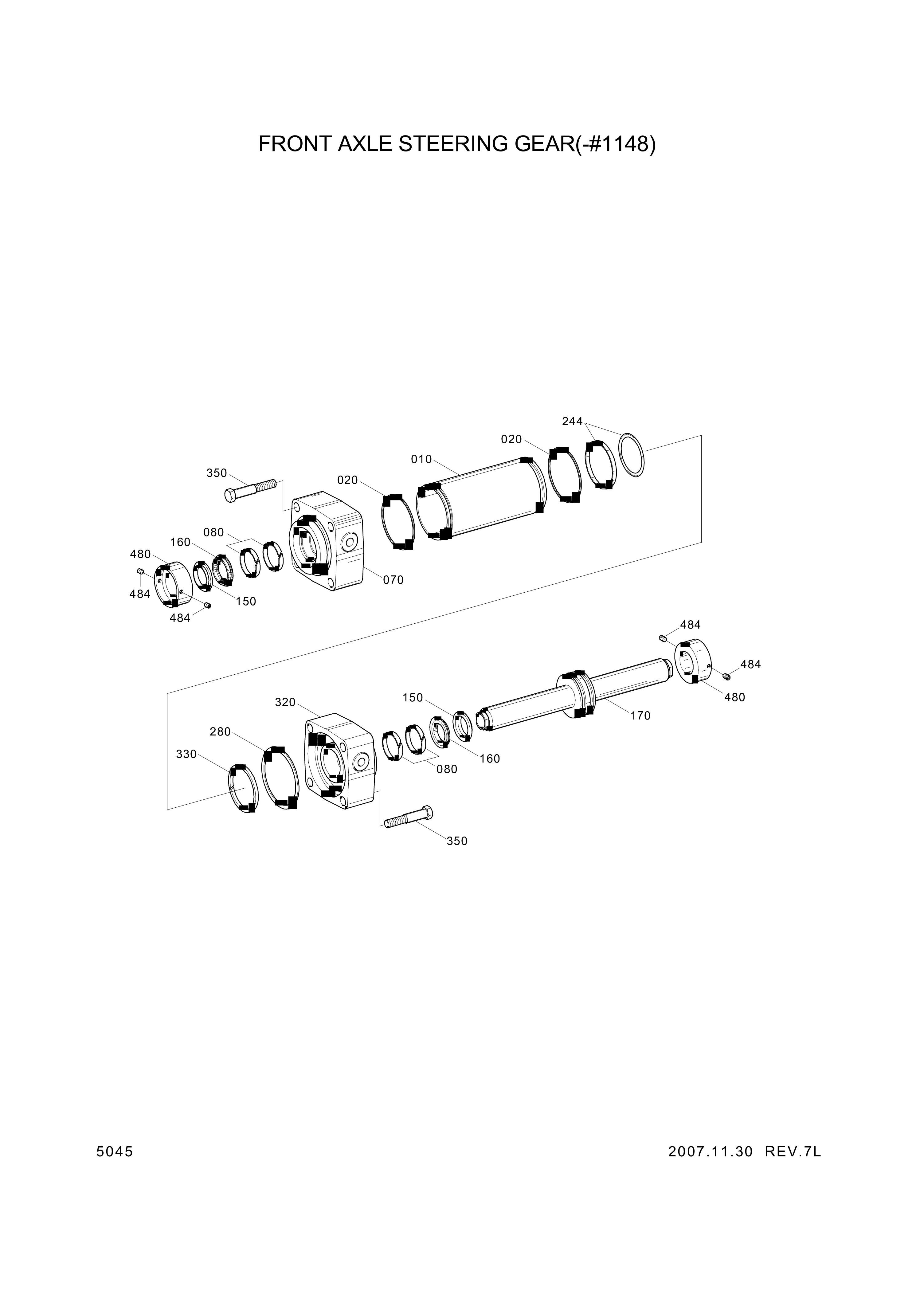 drawing for Hyundai Construction Equipment 0501205544 - GASKET