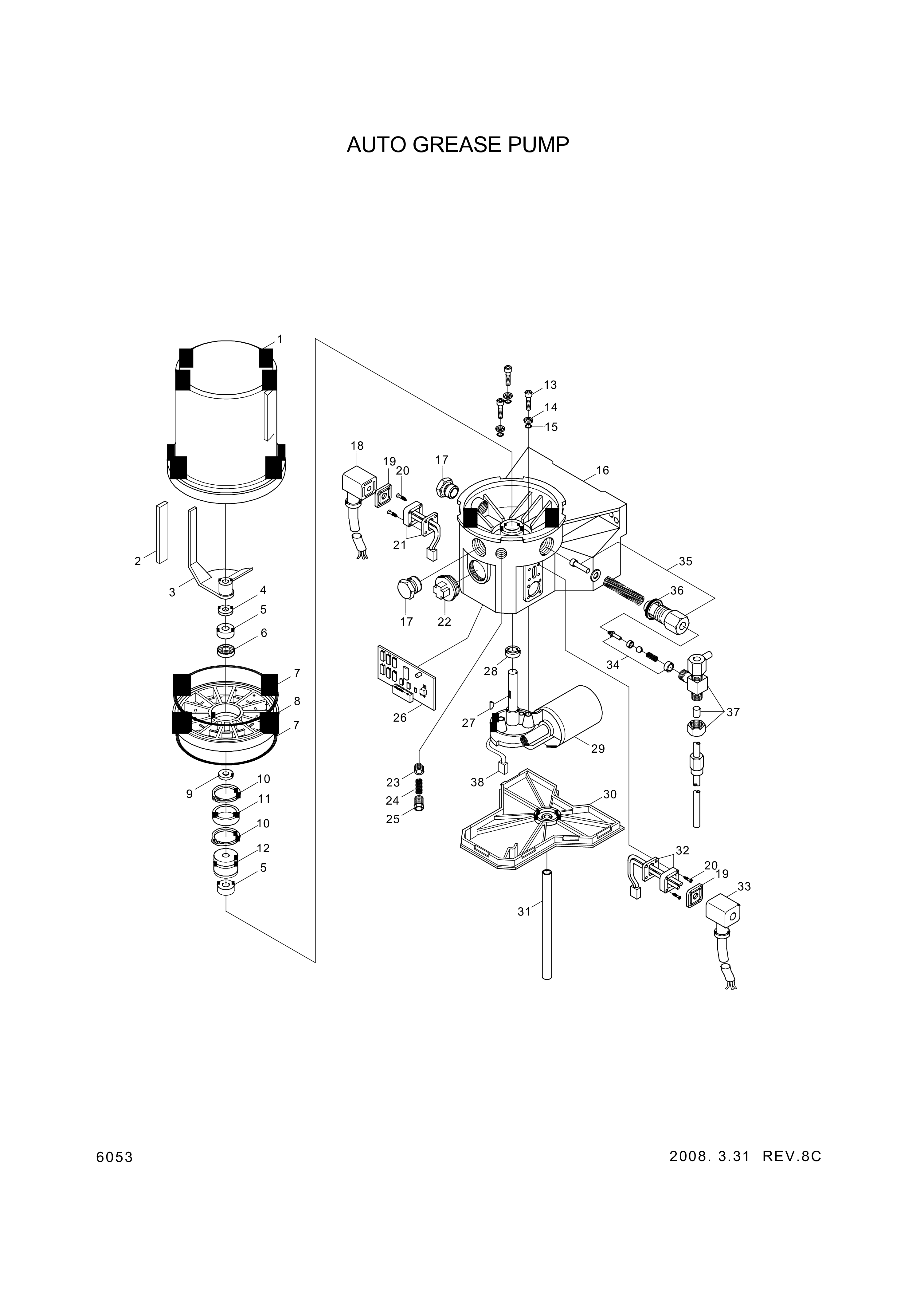 drawing for Hyundai Construction Equipment 306-19048-1 - Gasket