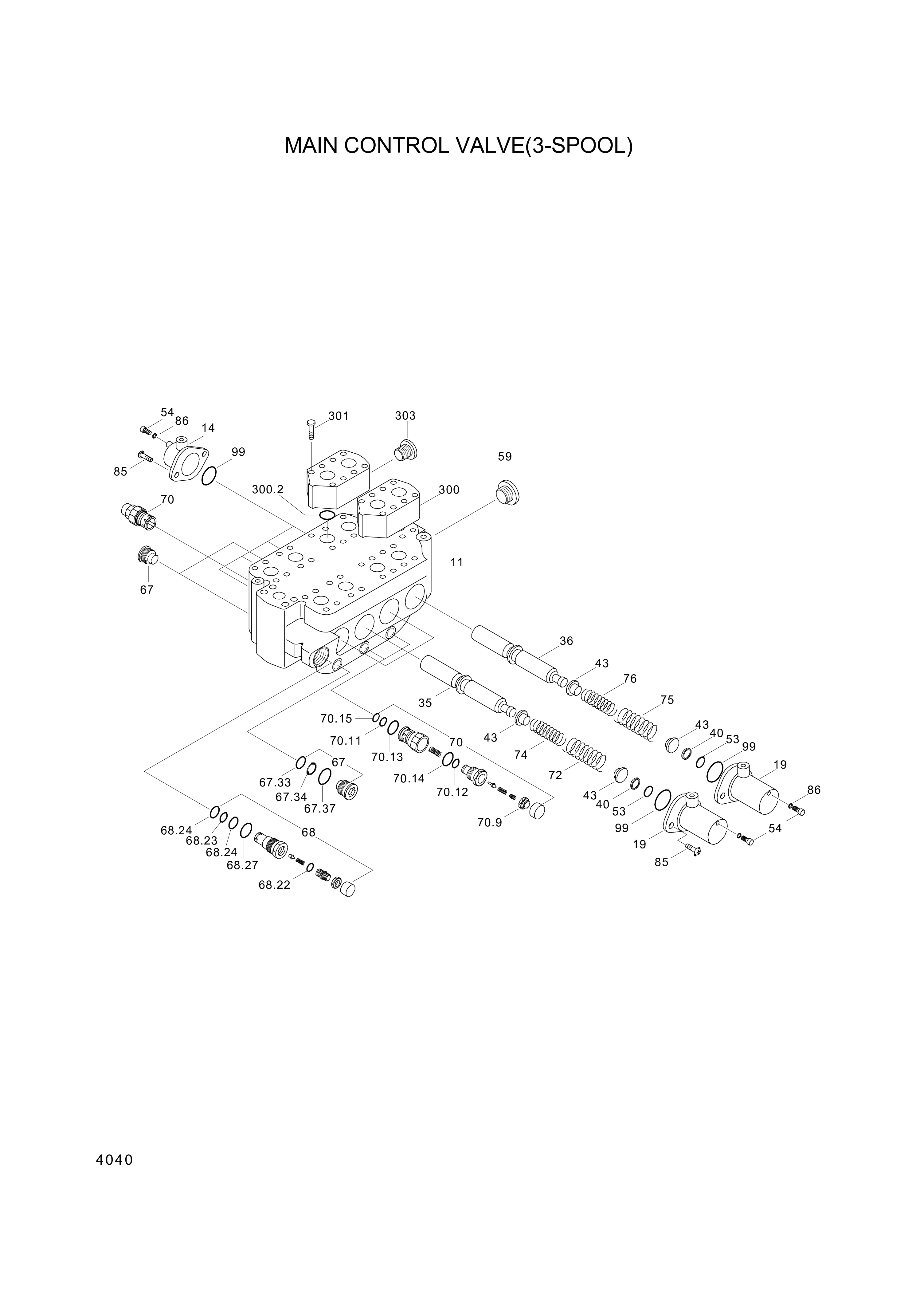 drawing for Hyundai Construction Equipment 023938 - Screw-Locking