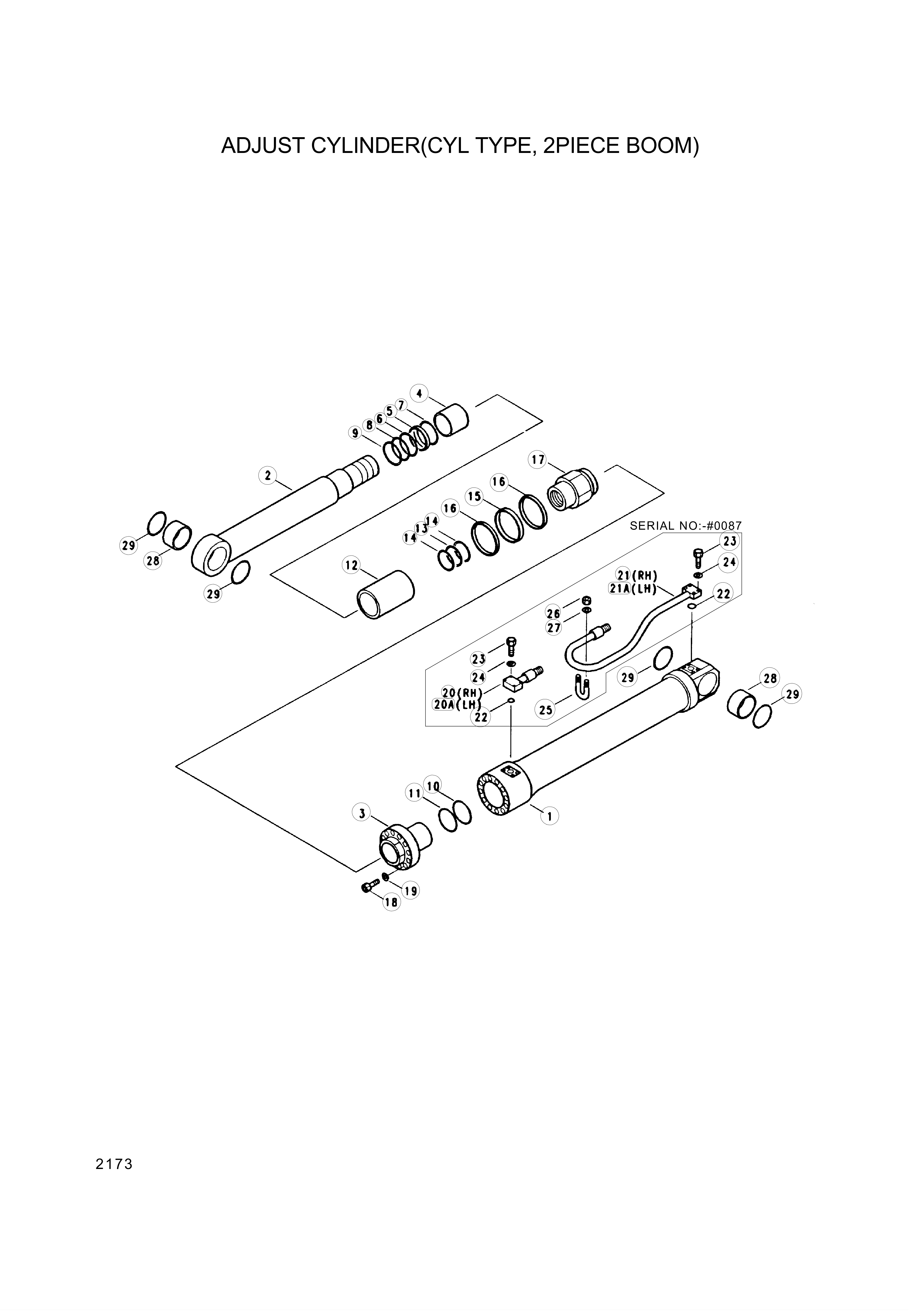 drawing for Hyundai Construction Equipment C1LB902-4 - PISTON