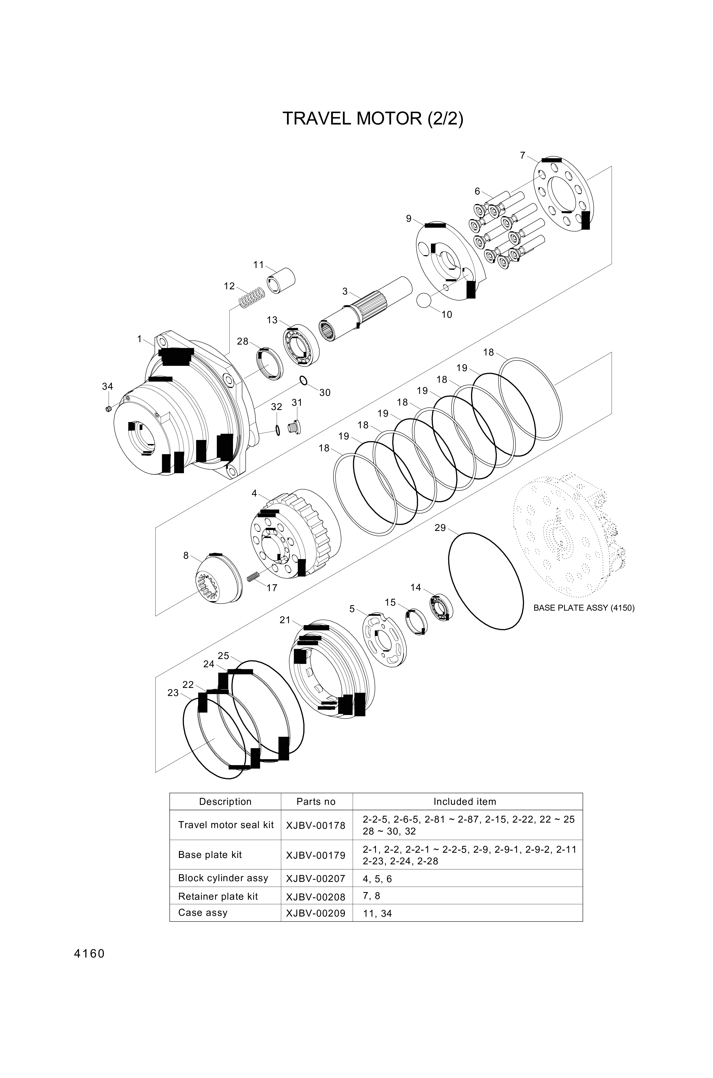 drawing for Hyundai Construction Equipment XJBV-00206 - PLUG