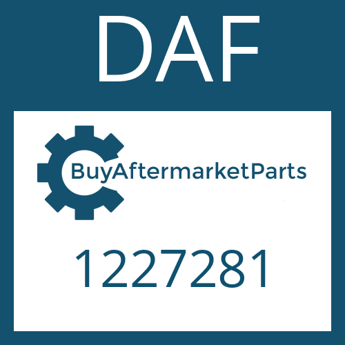 DAF 1227281 - SET POINT TRANSMITTER for Heavy Equipment