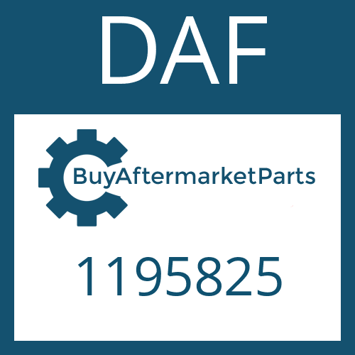 DAF 1195825 - SOLENOID VALVE for Heavy Equipment