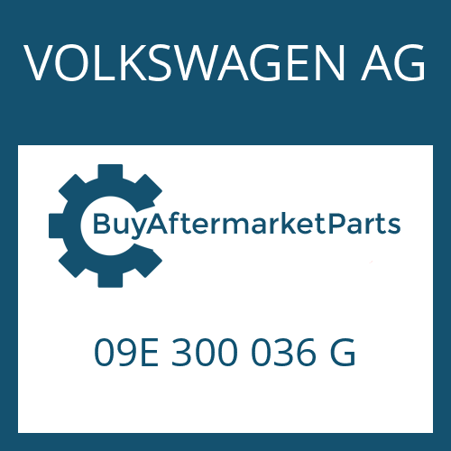 VOLKSWAGEN AG 09E 300 036 G - 6 HP 26 A 61 SW for Heavy Equipment