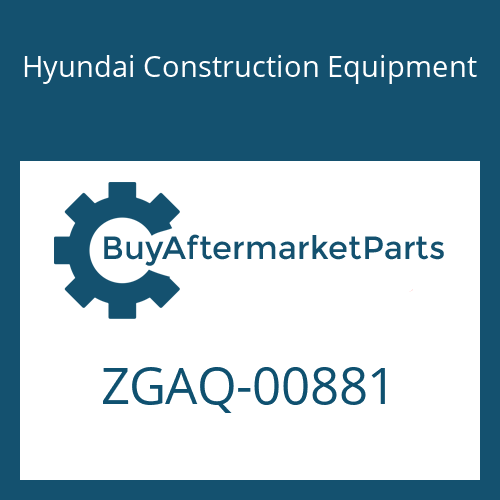 Hyundai Construction Equipment ZGAQ-00881 - SHAFT for Heavy Equipment